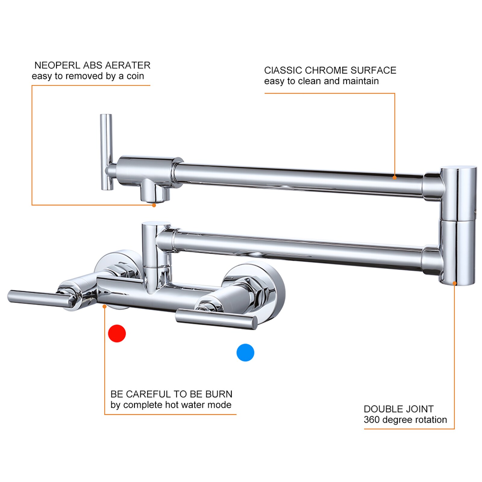 WOWOW 2311400C-LW Kitchen-Faucets - View #3