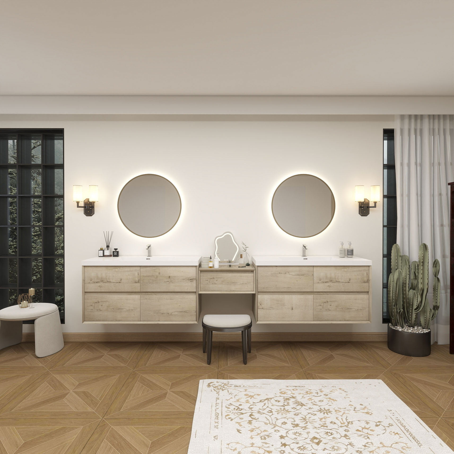 BV Better Vanity SLIM17-48+24+48-WO Bath-Vanity-Combo - View #3