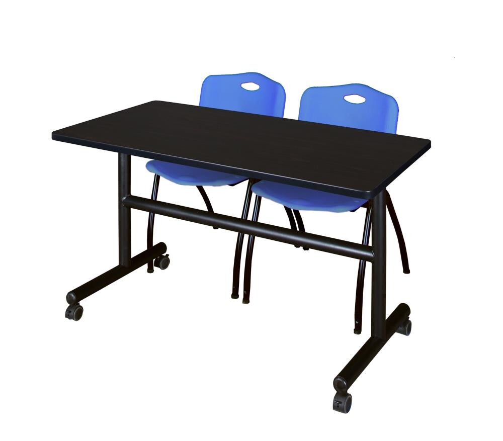 Regency MKFT4830MW47BE Training Brown 4-Person Training Table (48-in W x 29-in H)