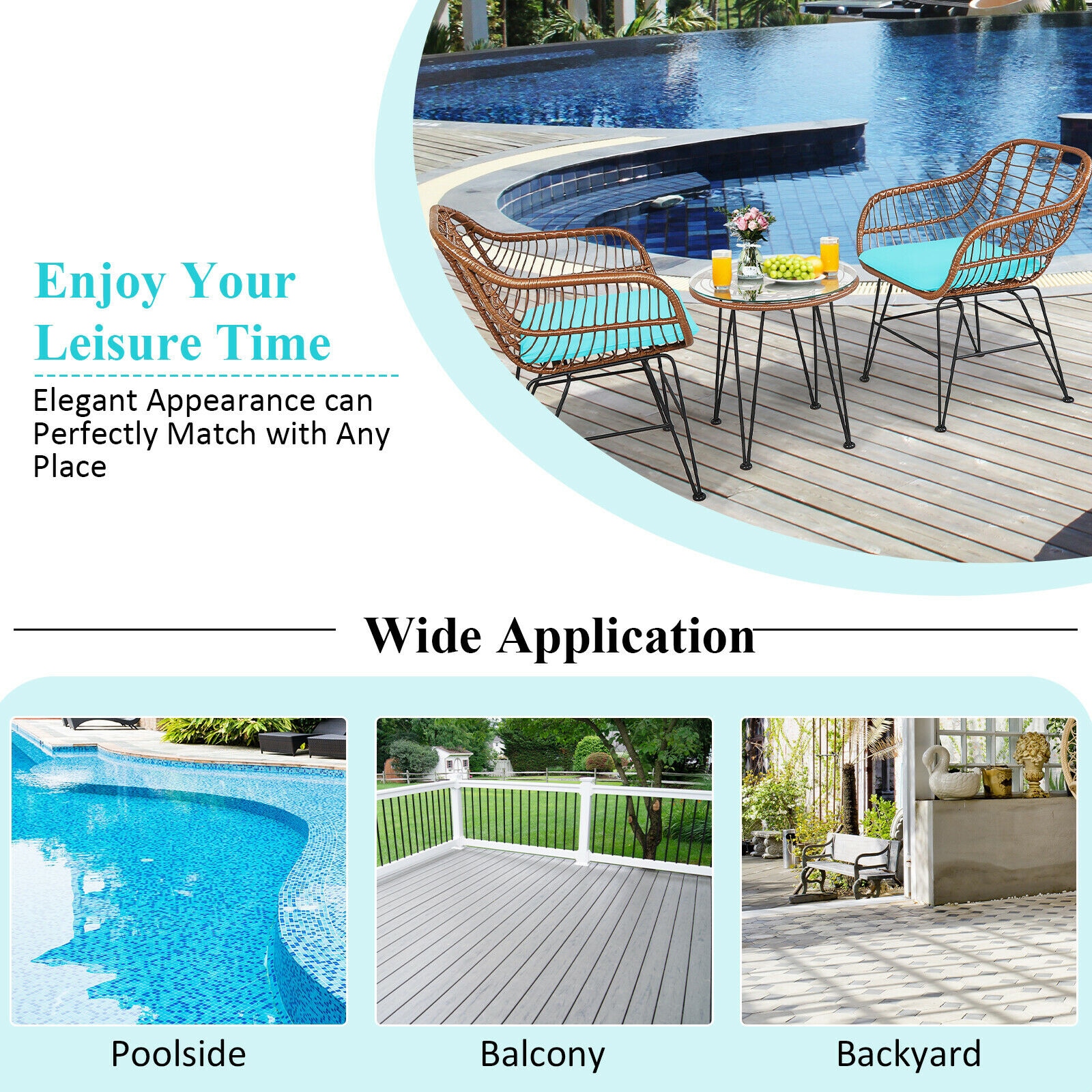 Clihome CWCH-OP70AD837TU Patio-Dining-Sets - View #11