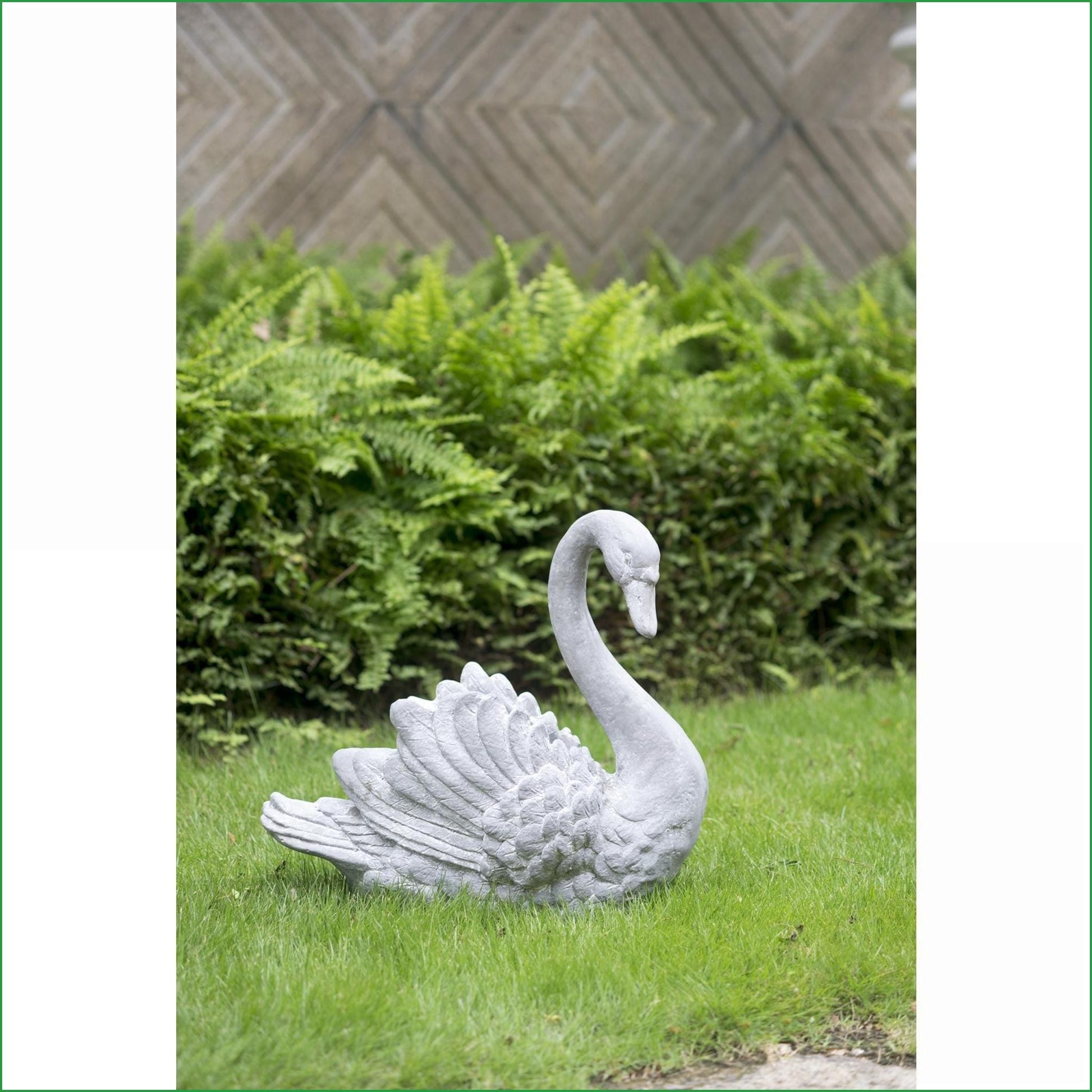 Watnature - Planter  Transitional Slate Gray Swan Magnesium Otimeside Planter 16.5times9times15.5...
