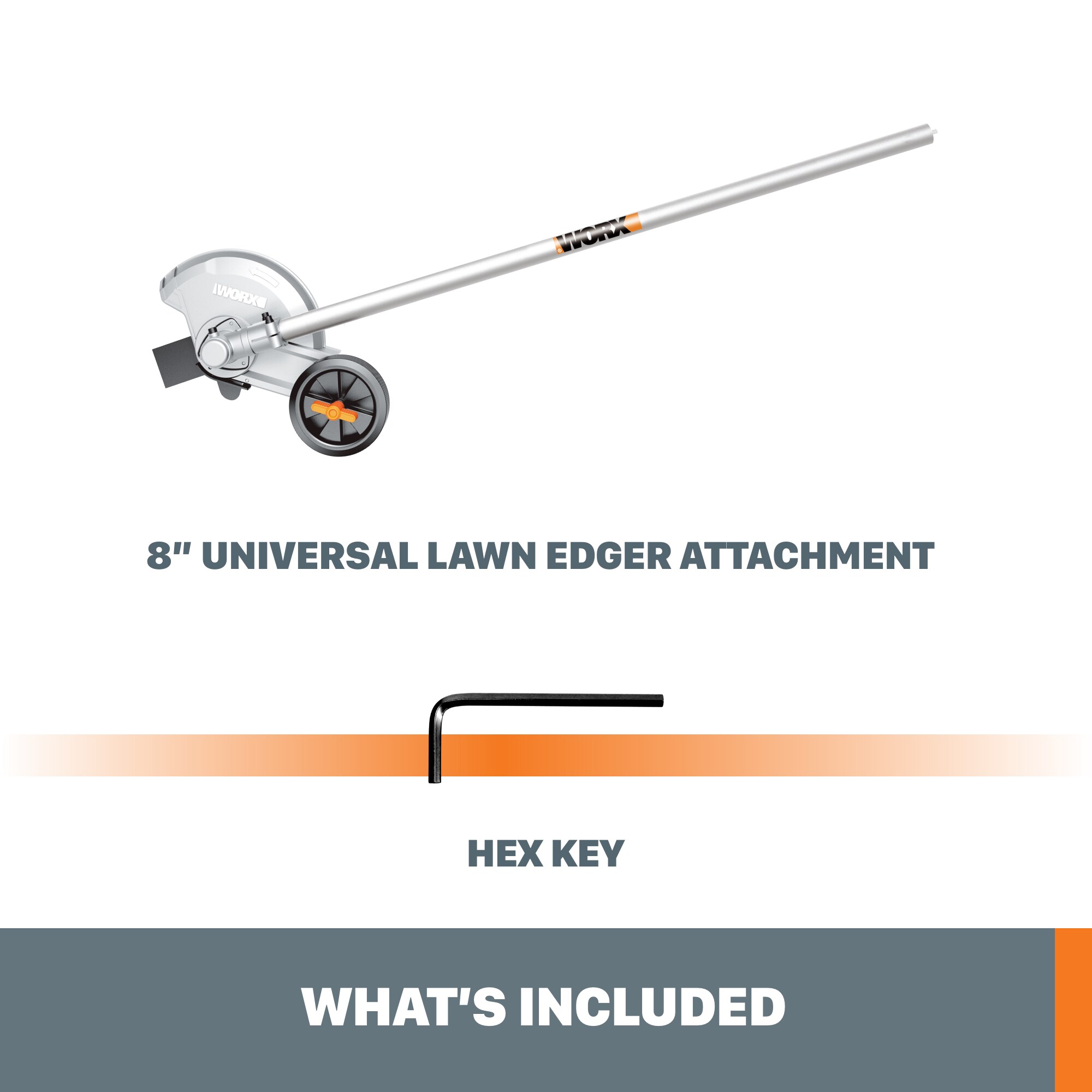 WORX Nitro Edger Attachment in the String Trimmer Attachments