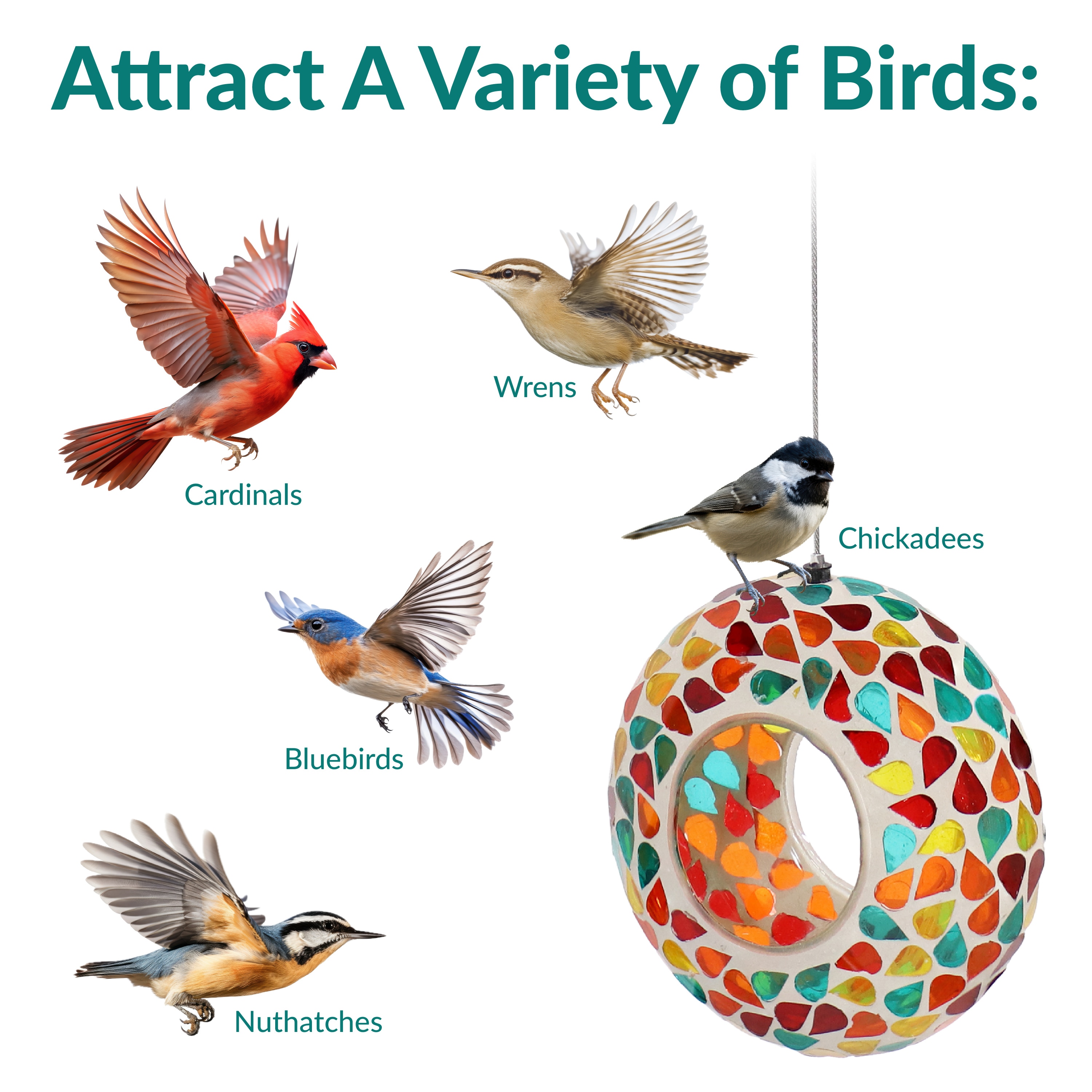 Sunnydaze Decor ZIB-484 Bird-Feeders - View #6