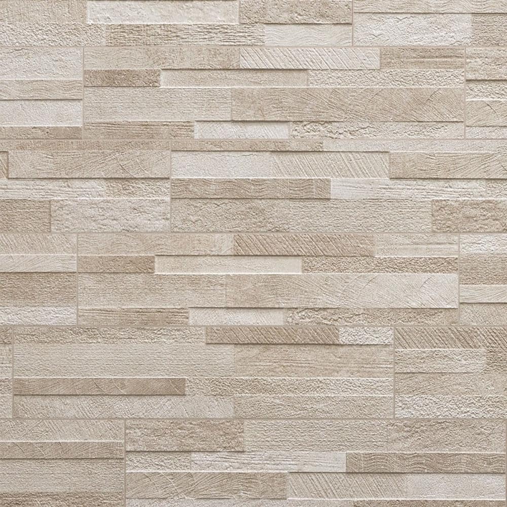 Artmore Tile EXT3RD106572 Ember Beige 6-in x 24-in Matte Porcelain Patterned Standard Wall Tile ( 10.97-sq ft Carton )