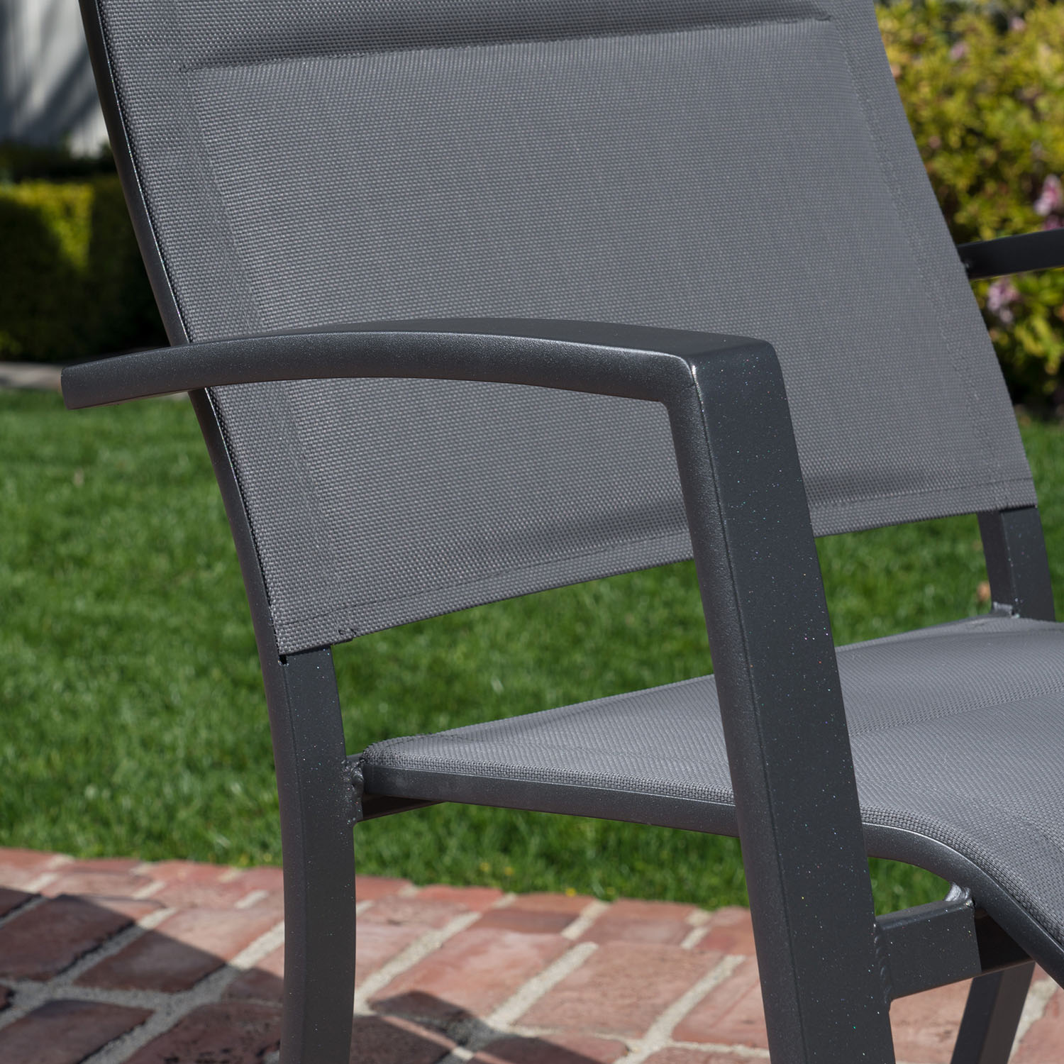 Hanover NAPDNS5PCHBSQ-GRY Patio-Dining-Sets - View #9