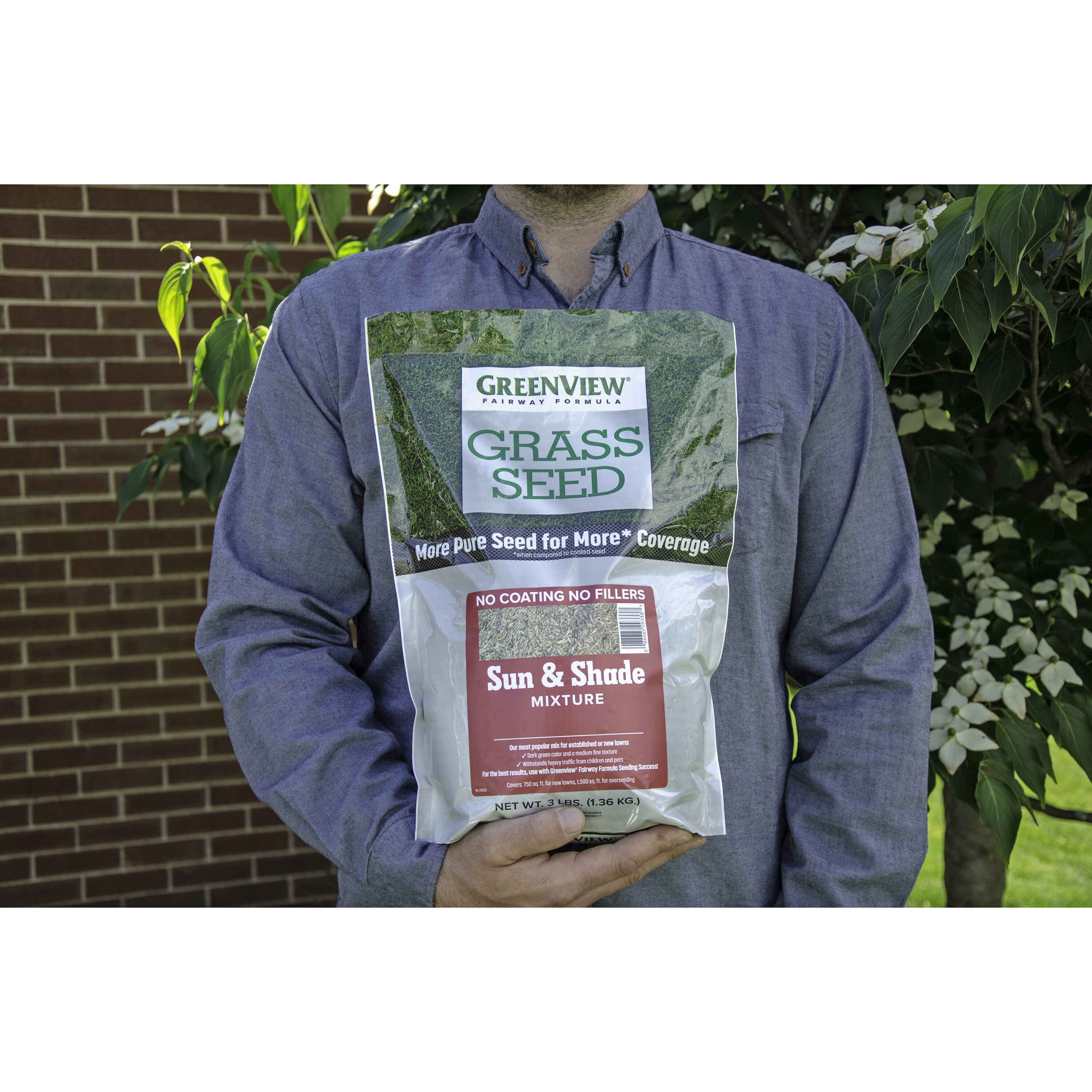 Greenview Fairway Formula Sun And Shade 3 Lb Natural Mixture Grass Seed In The Grass Seed 7656