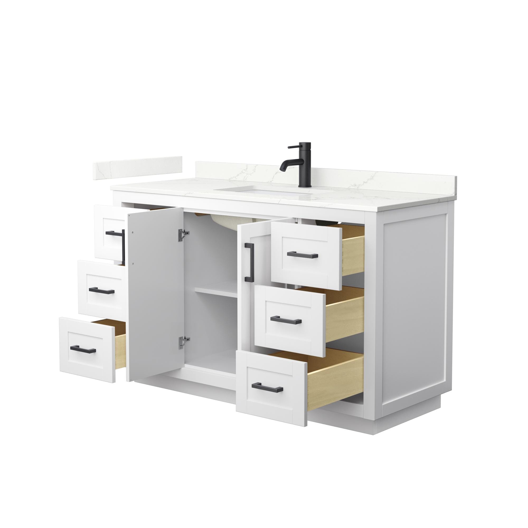Wyndham Collection WCF292954SWBGTUNSMXX Bath-Vanity-Combo - View #3