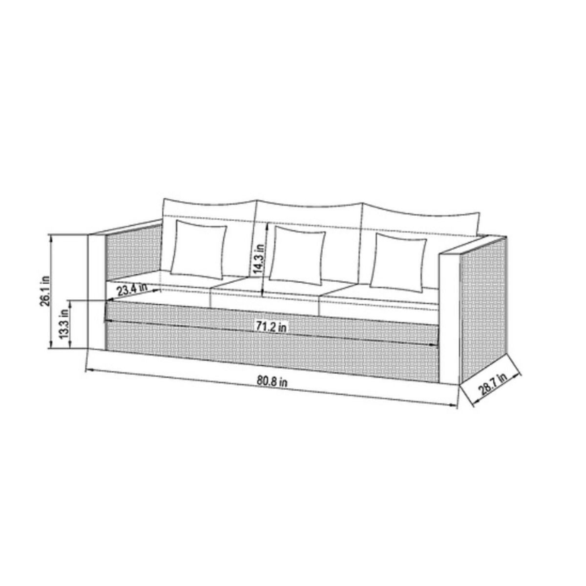 Amazonia MUSTANG 5 BR Patio-Conversation-Sets - View #7