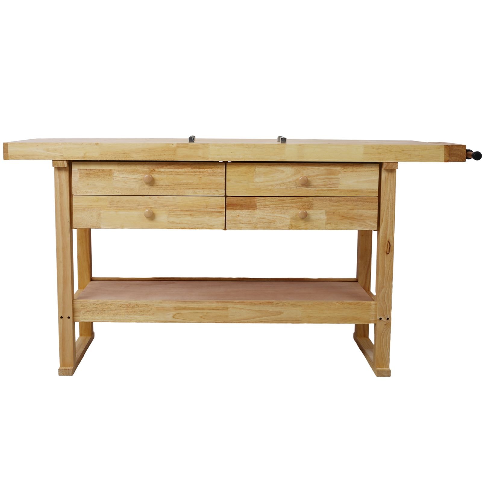 Tatayosi 60 Inch Workbench with 4 Drawers Wooden Workbench for Garage ...