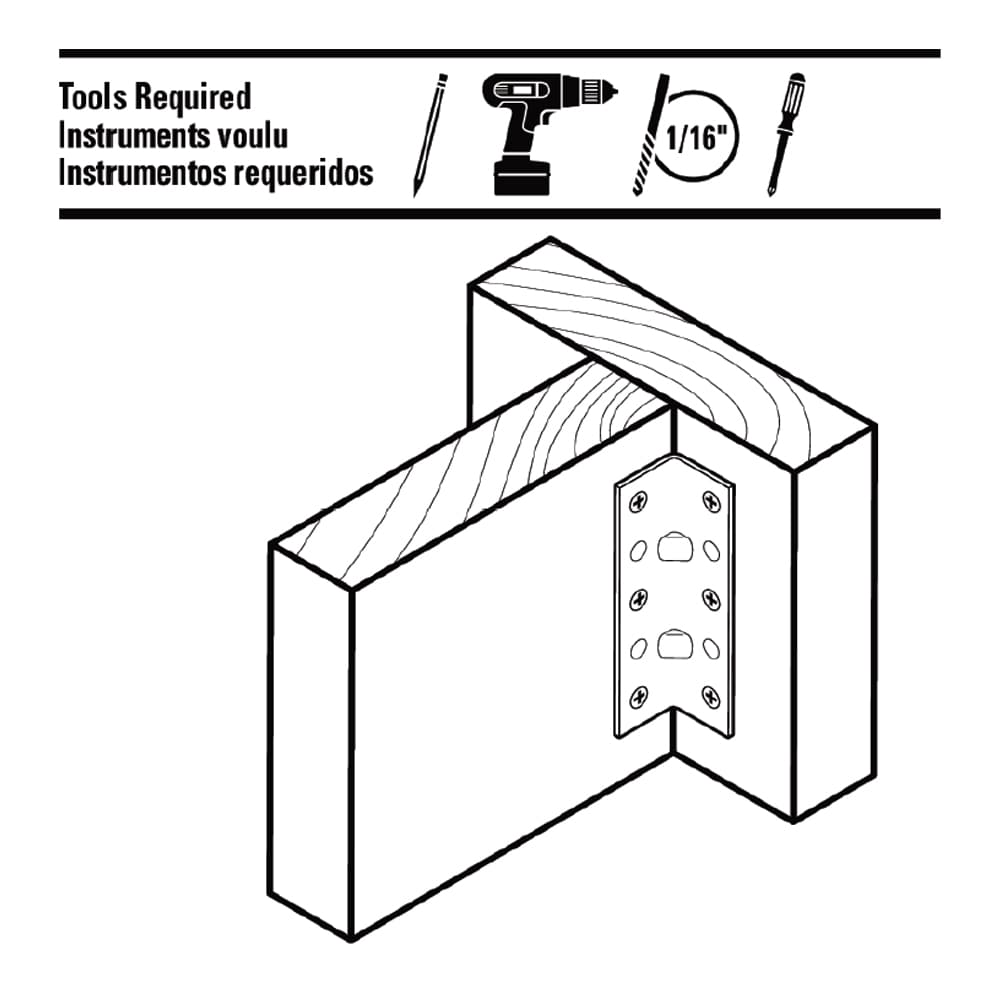 RELIABILT 605726 Mending-Plates-Brackets-Braces - View #4