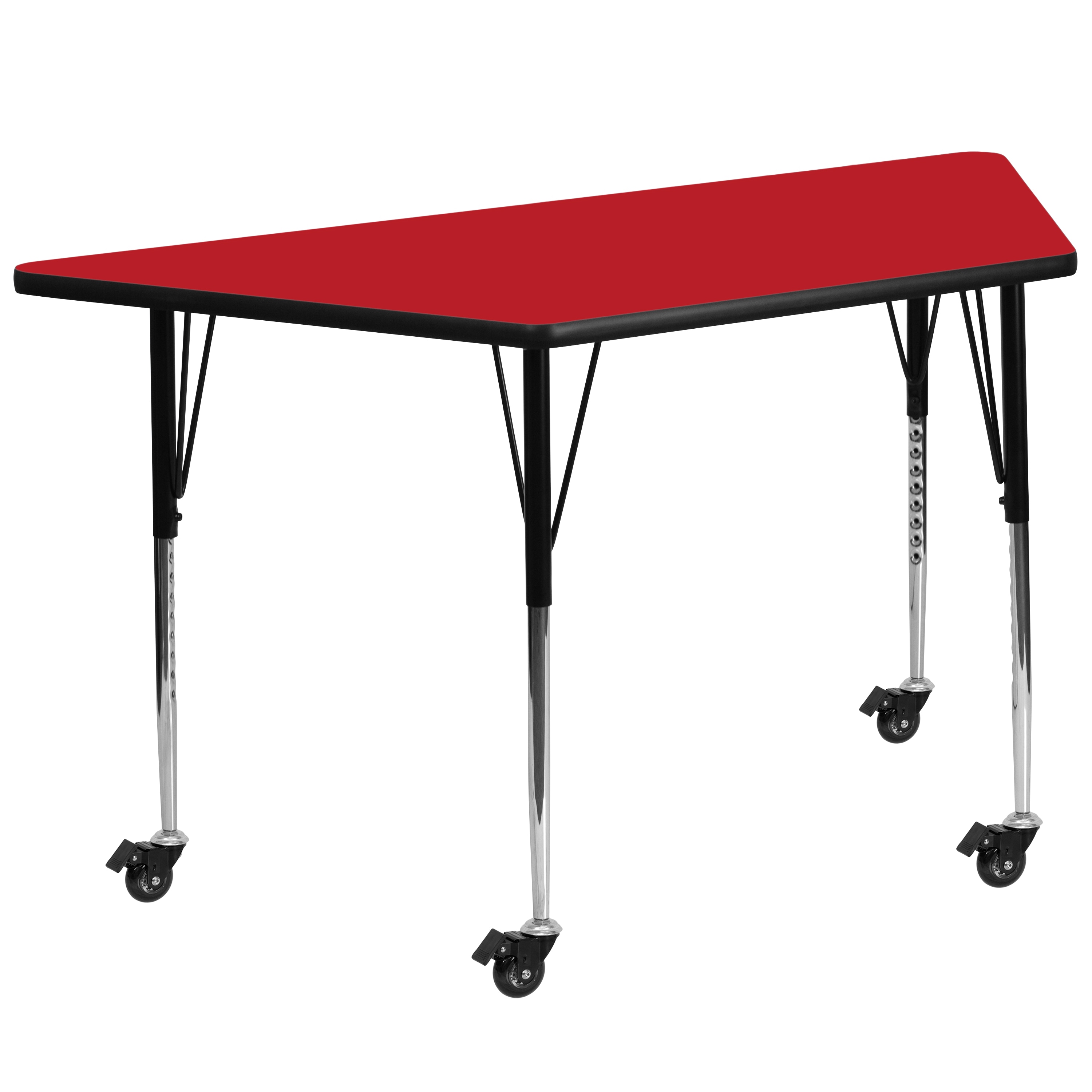 Flash Furniture 847254080132 Red Rectangular Kid's Play Table