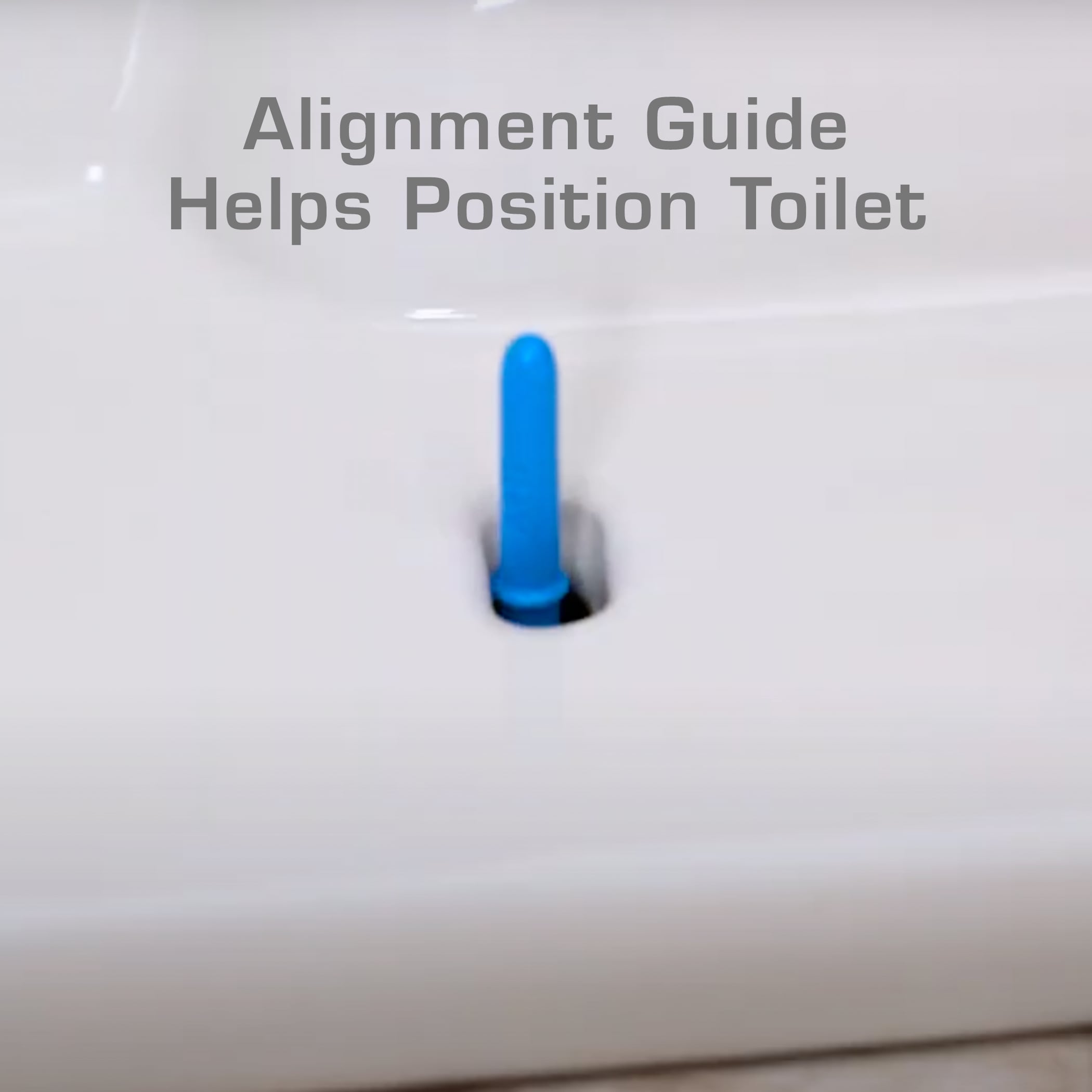 Universal Brass and White Toilet Hardware Kit with Caps