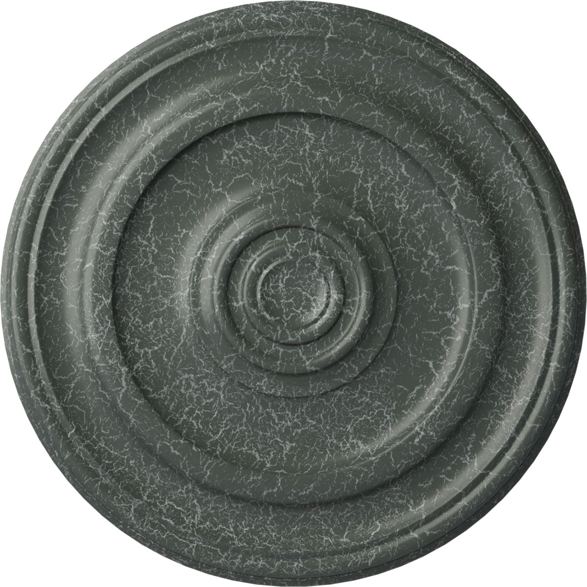 Ekena Millwork CM24KPAGC Kepler Traditional 23.625-in W x 23.625-in L Athenian Green Crackle Polyurethane Ceiling Medallion