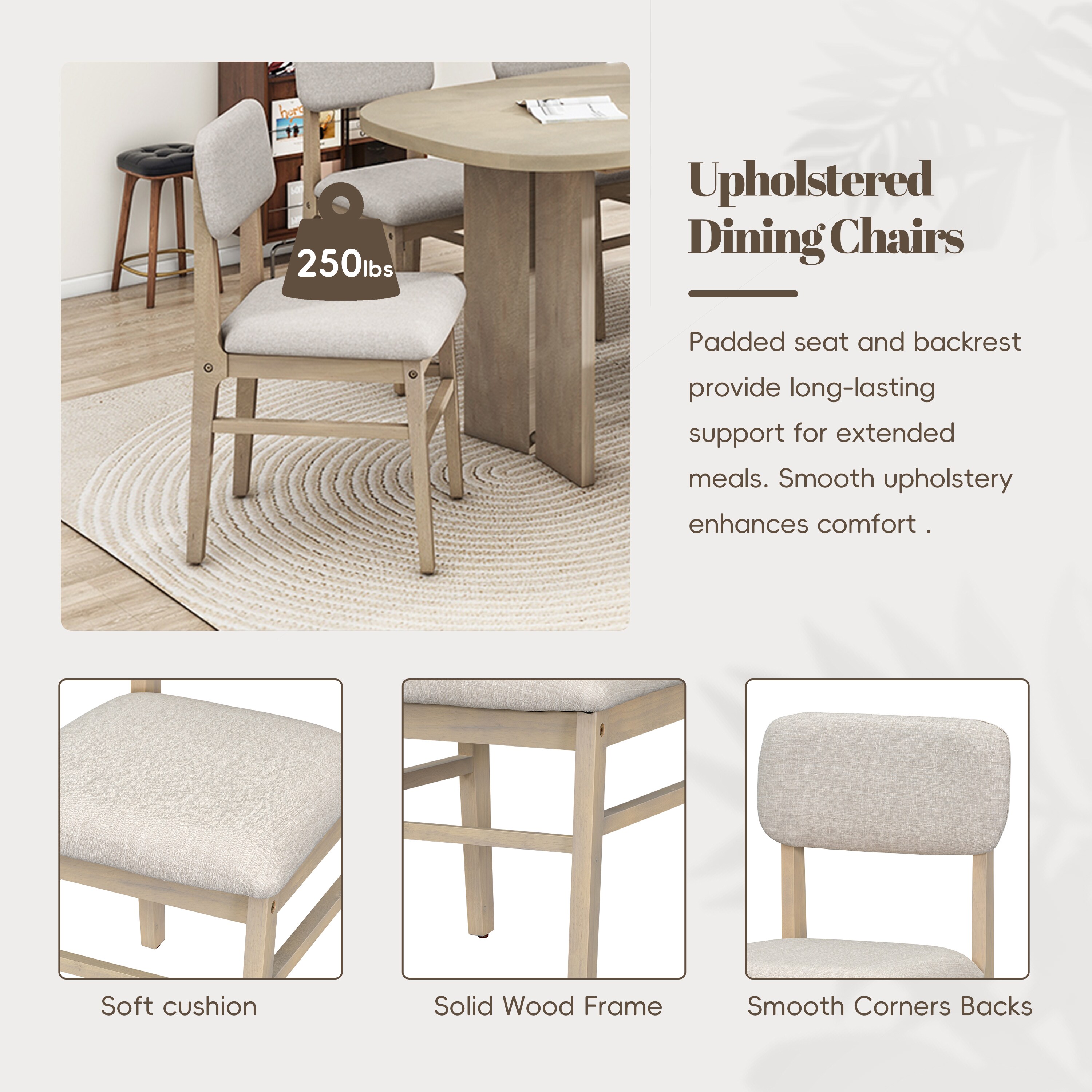 Clihome CL-ST1WH703BG Dining-Sets - View #6