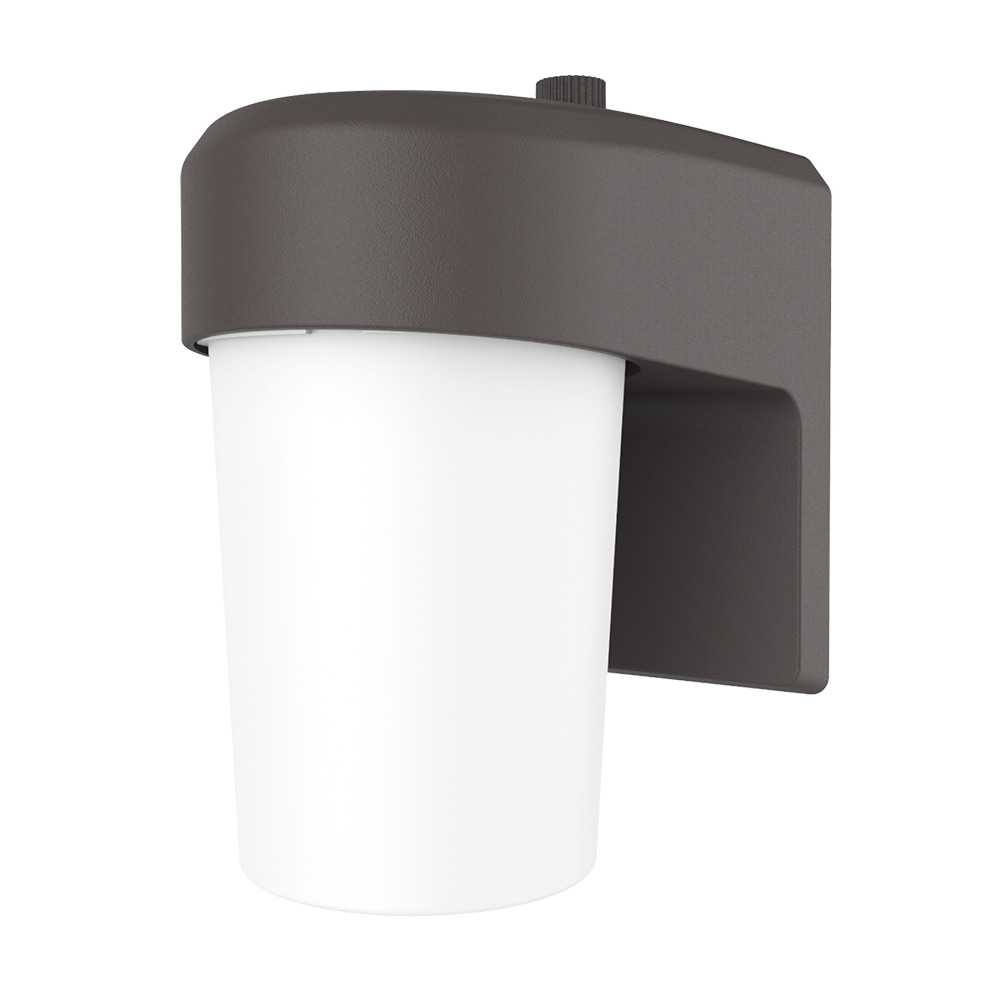 HALO FE12S40FDB FE Series 4.53-in W 1 -Light Bronze Integrated LED Wall Sconce