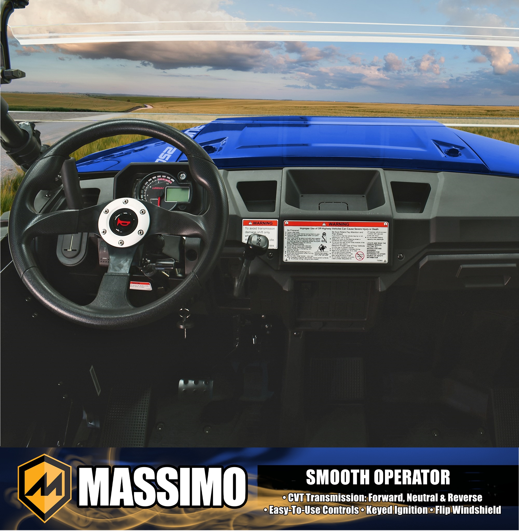 Massimo MM-BK250X-BL Motorized-Vehicles - View #3