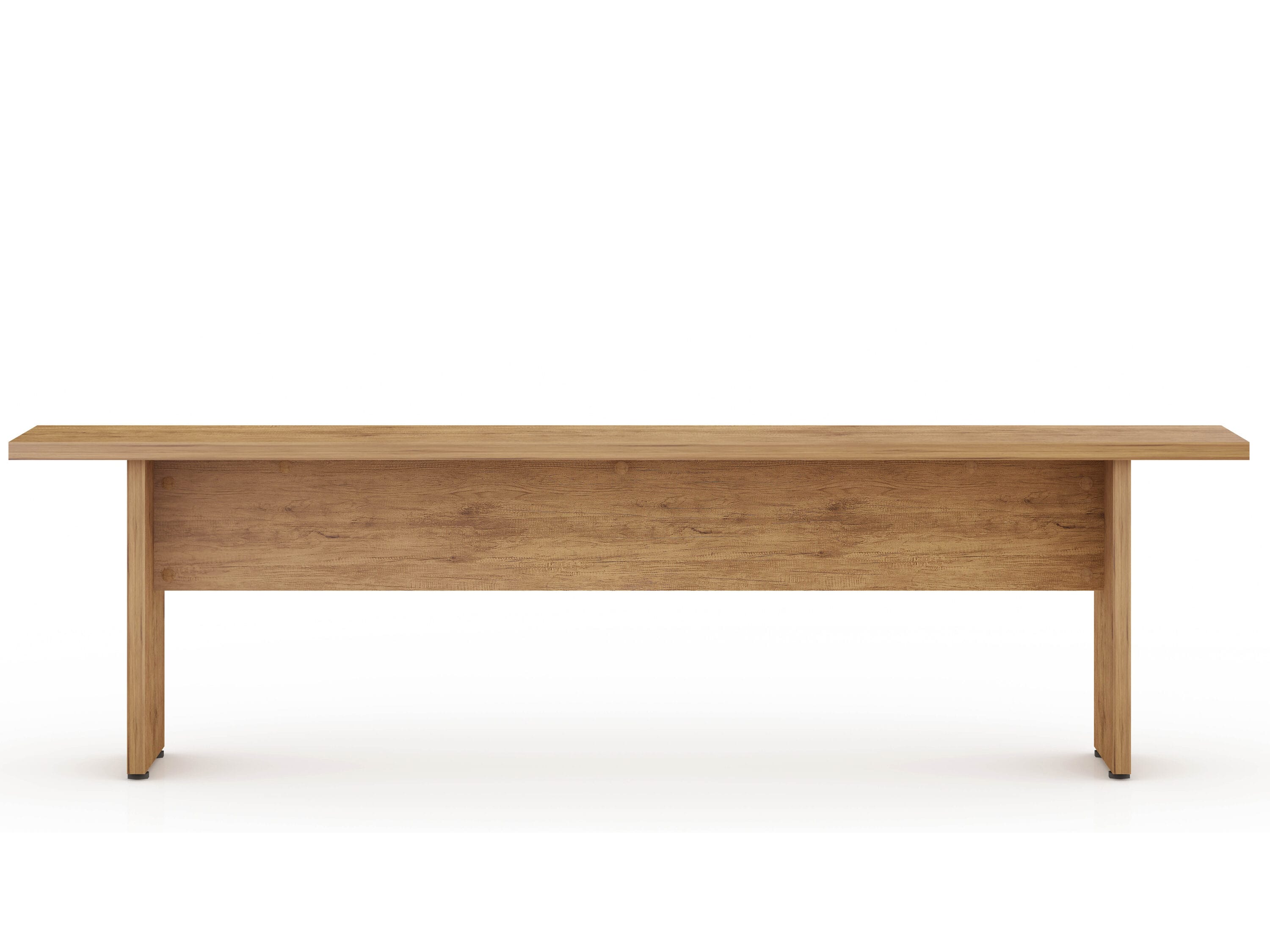NoMad 68" Rustic Natural Wood Dining Bench