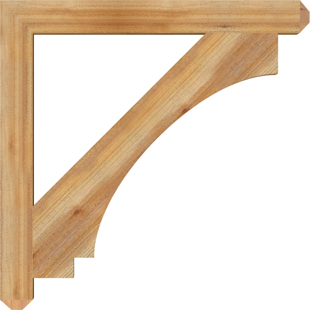 Ekena Millwork BKT04X38X38IMP04RWR Exterior-Brackets-Braces - View #3