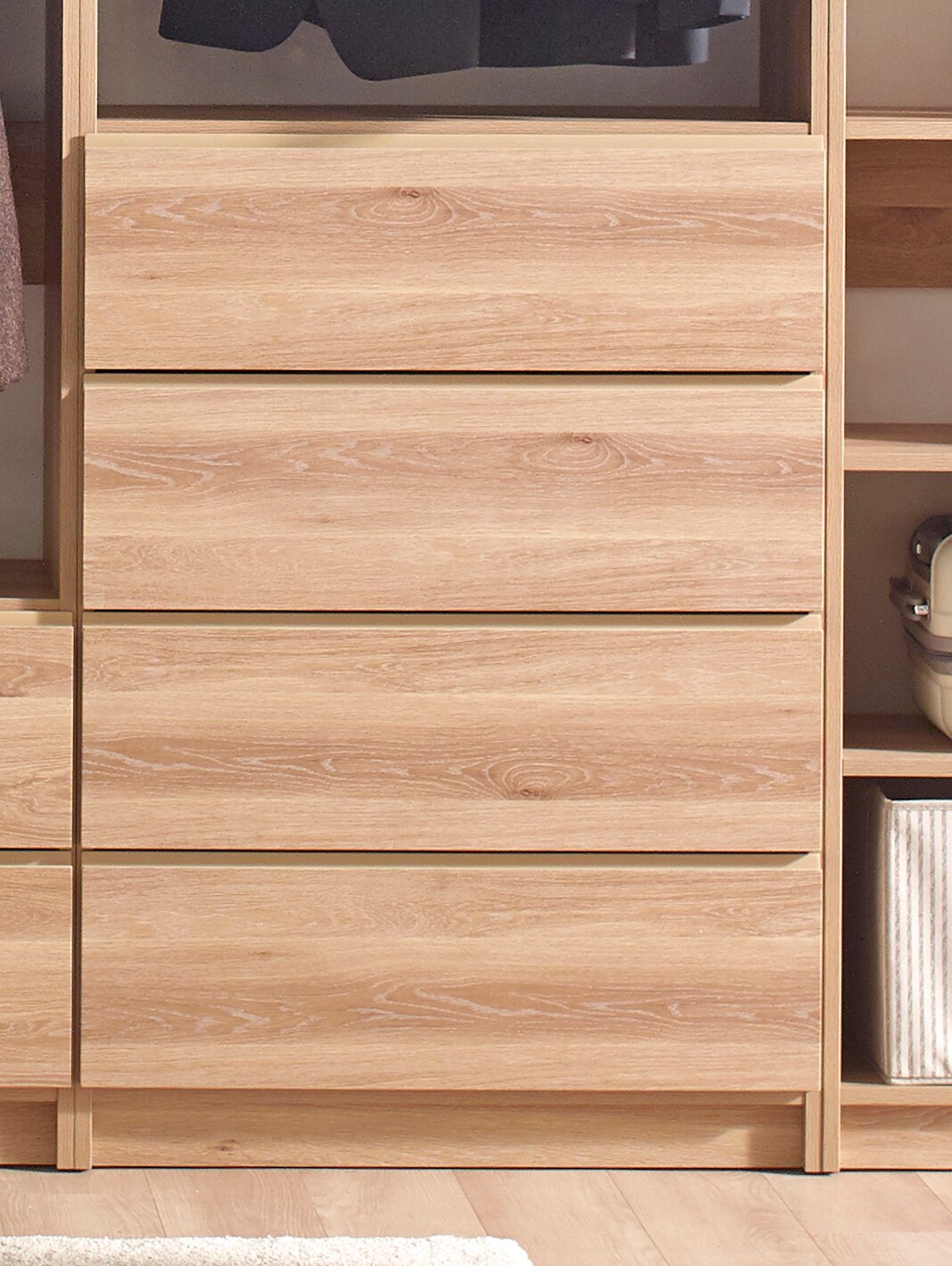 Klair Living PROSPER-ABCDE OAK Wood-Closet-Kits - View #9