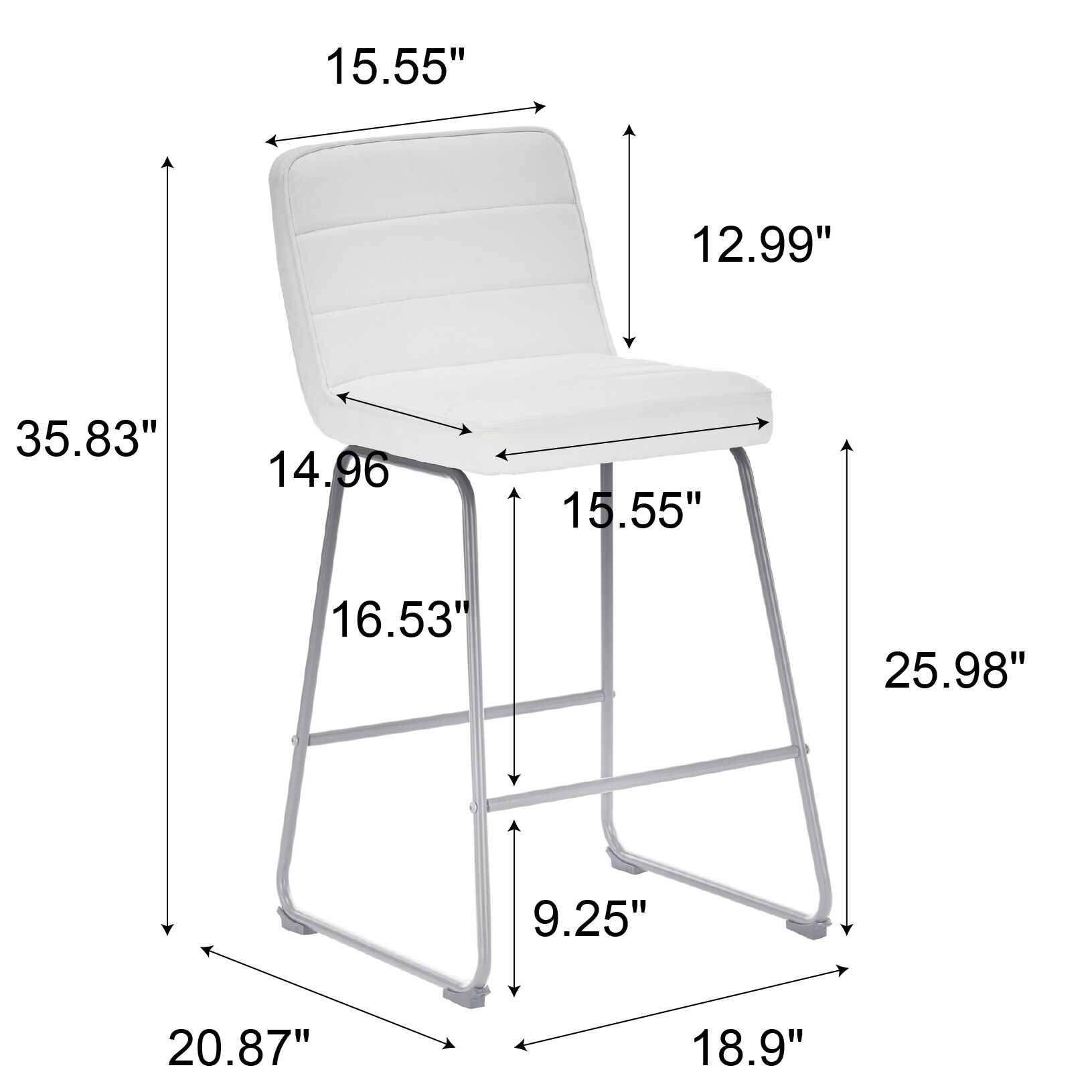 Home 2 Office W09-00949W stools - View #4