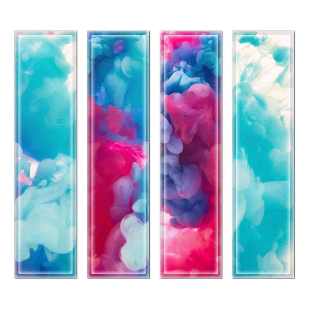 Instant Mosaic 2190102 Upscale Designs 32-Pack Multicolor 3-in x 12-in Glossy Glass Random Wall Tile