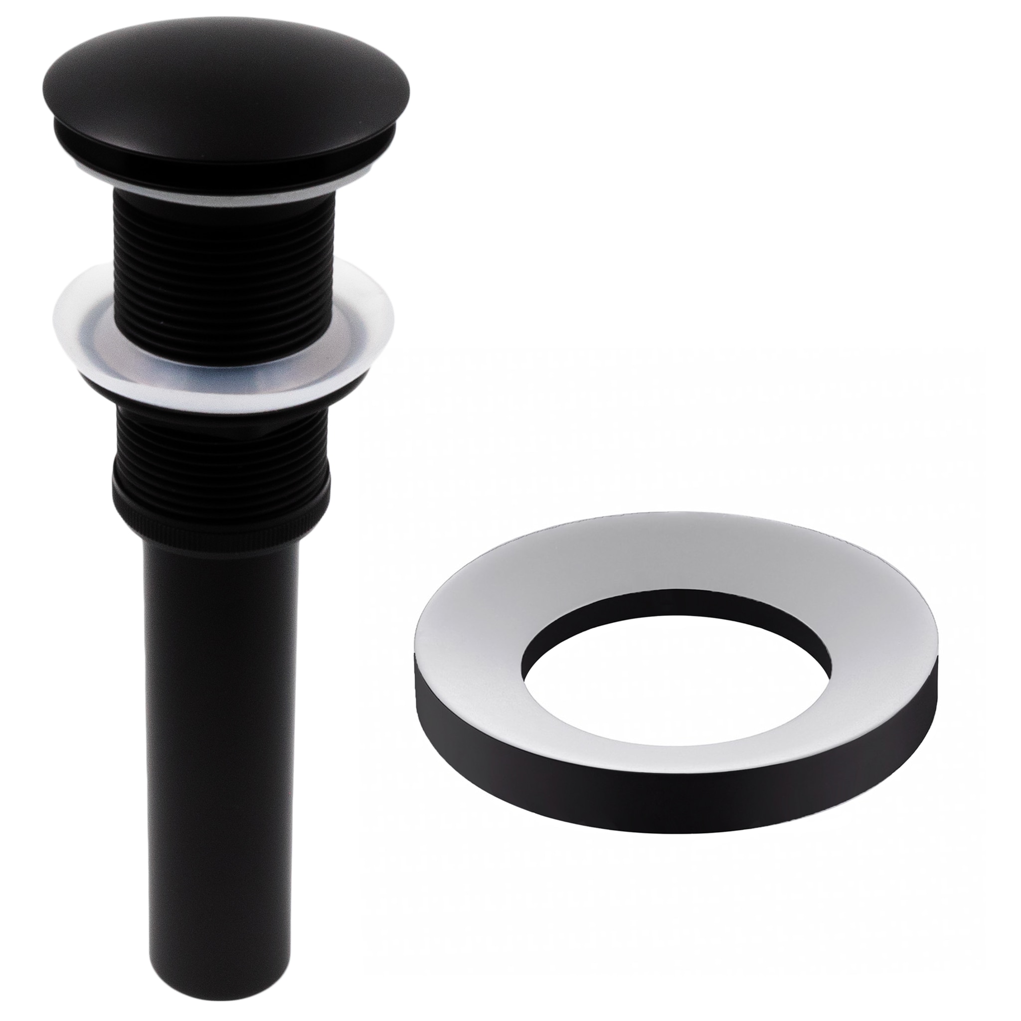 Novatto PUD-MB-MR Decorative Matte Black Universal Sink drain kit