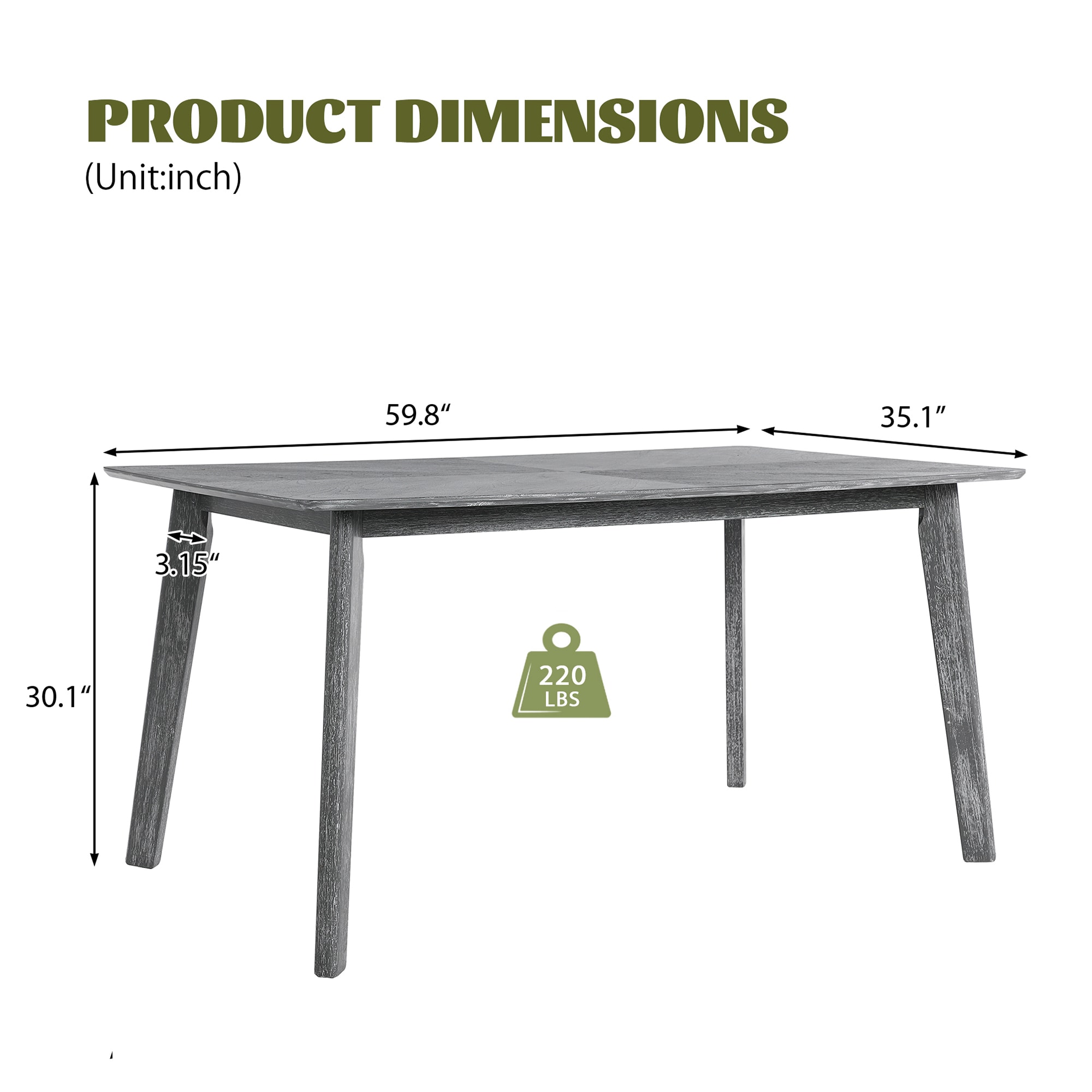 LOVMOR SF-WO-N752P294999E Dining-Tables - View #2