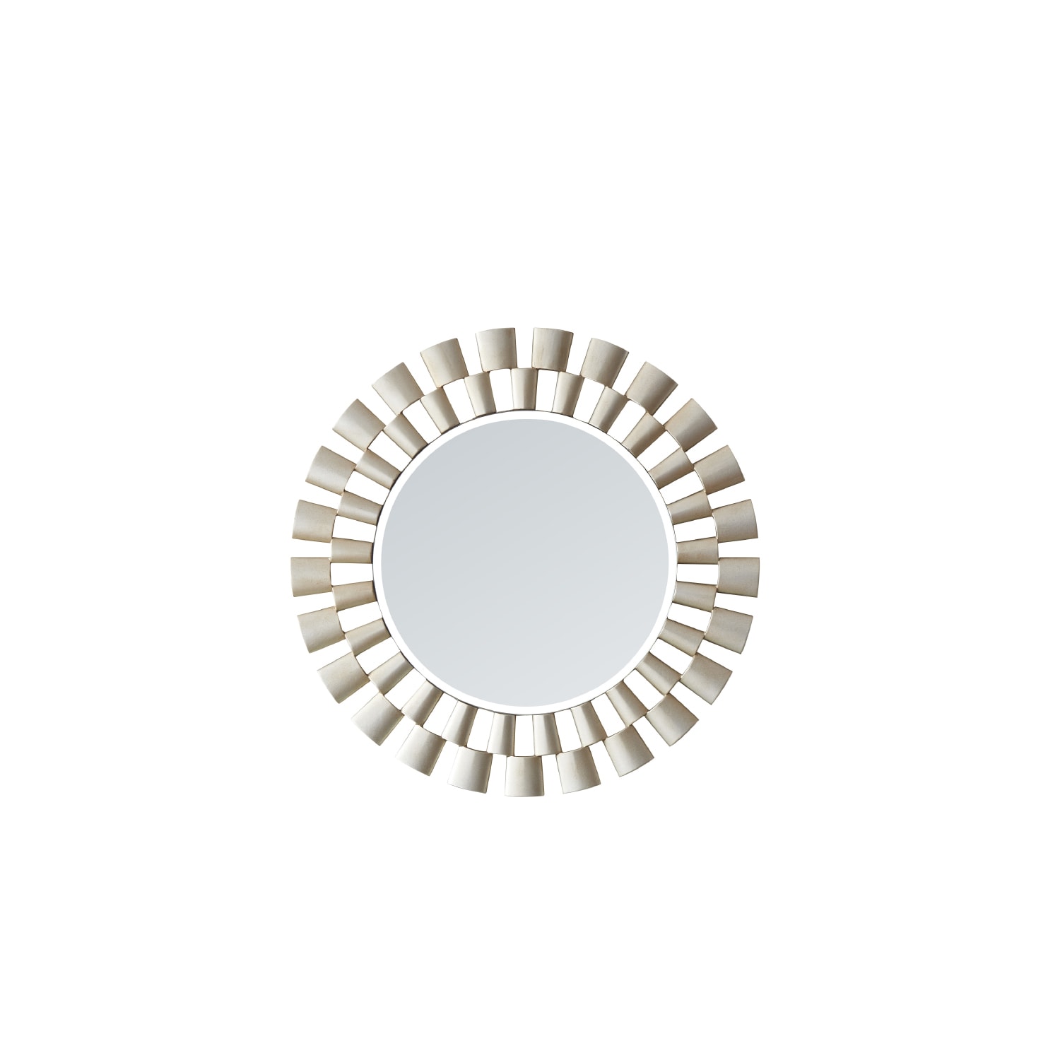 Vinnova 824030-CMIR-BS Perugia 29.5-Inches x 29.5-Inches Framed Round Bathroom Vanity Mirror ( Sliver )