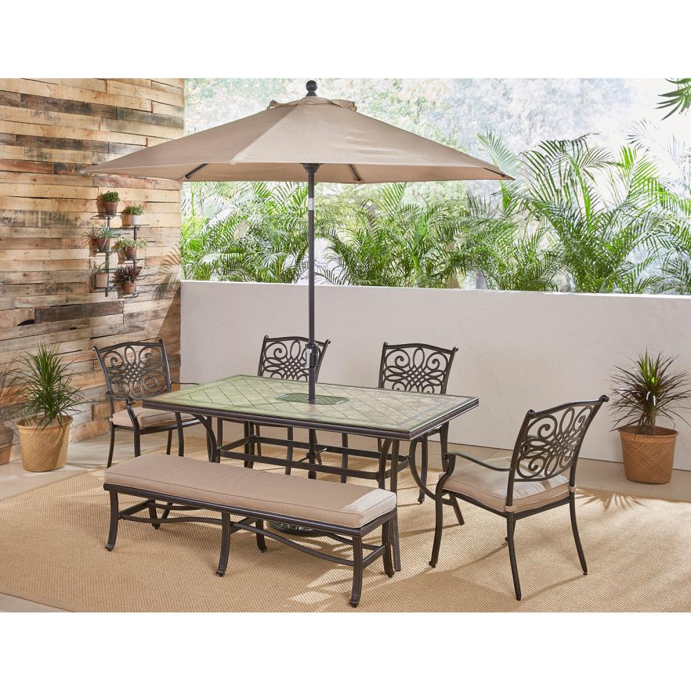 Hanover MONDN6PCBN-SU-T Patio-Dining-Sets - View #12