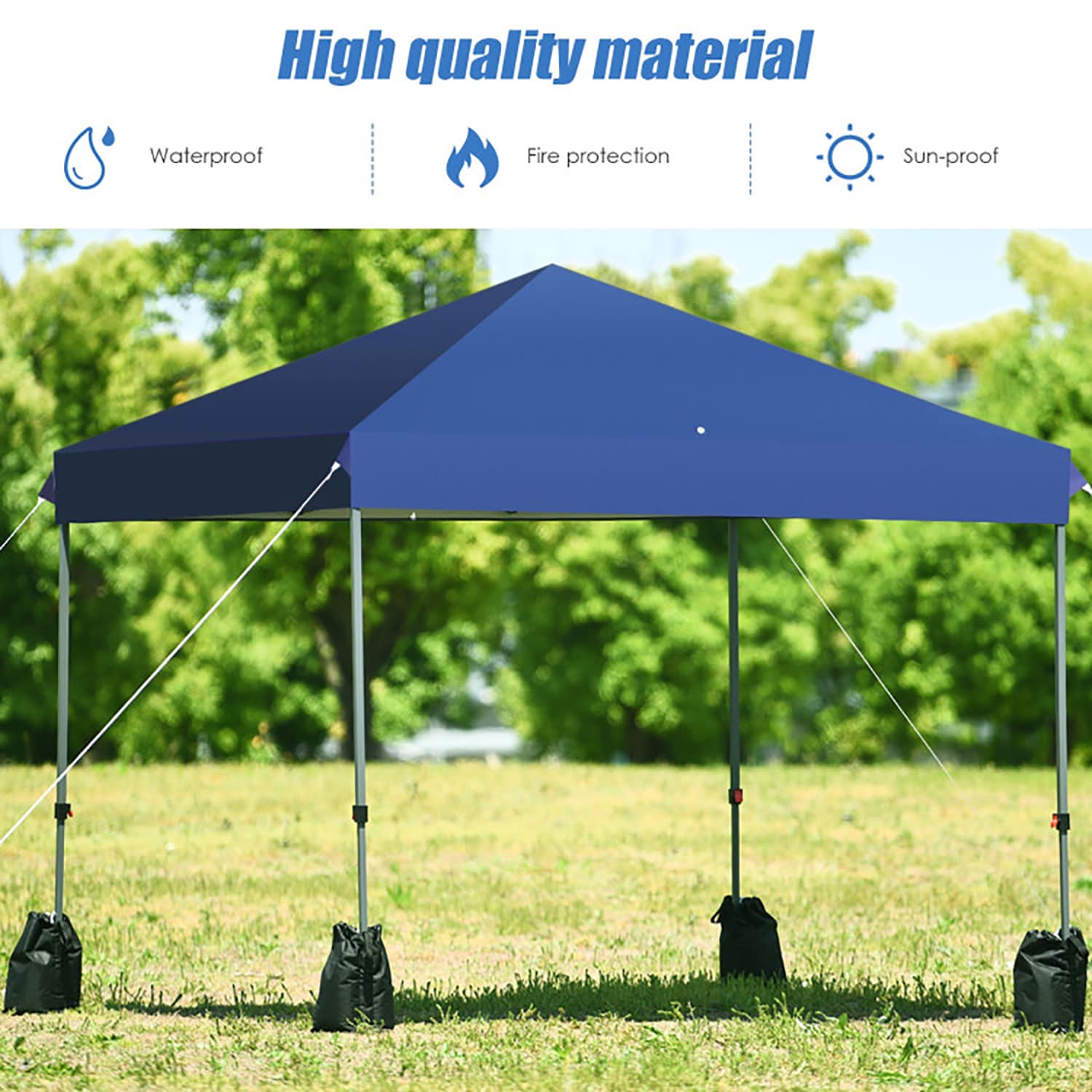 GZMR GR-LHNO3 8-Feet x 8-Feet Canopy Storage Shelter