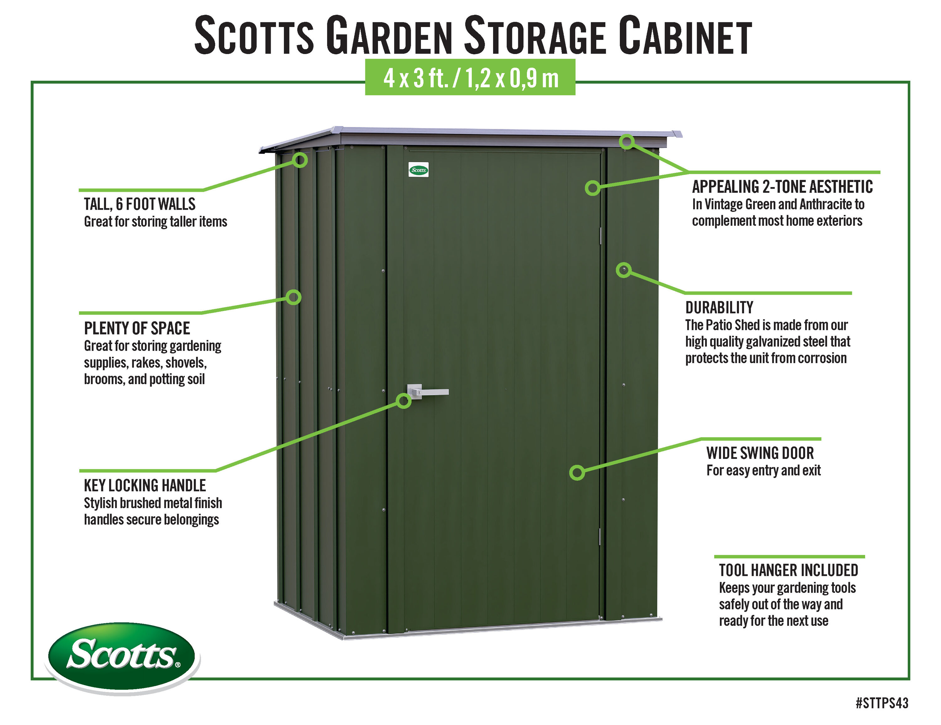 Scotts STTPS43 Metal-Storage-Buildings-Sheds - View #5