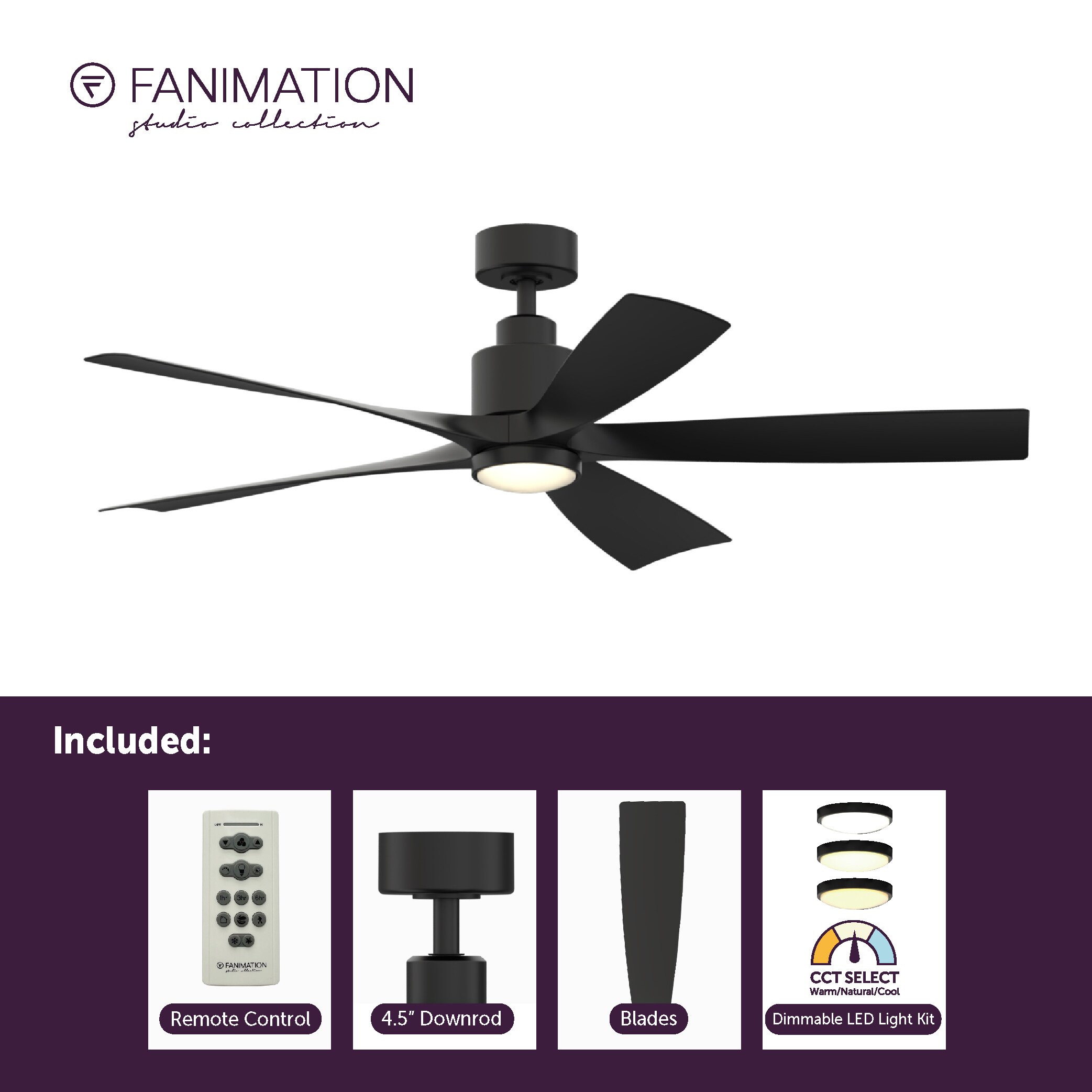 Fanimation Studio Collection LP6834LBL Ceiling-Fans - View #7