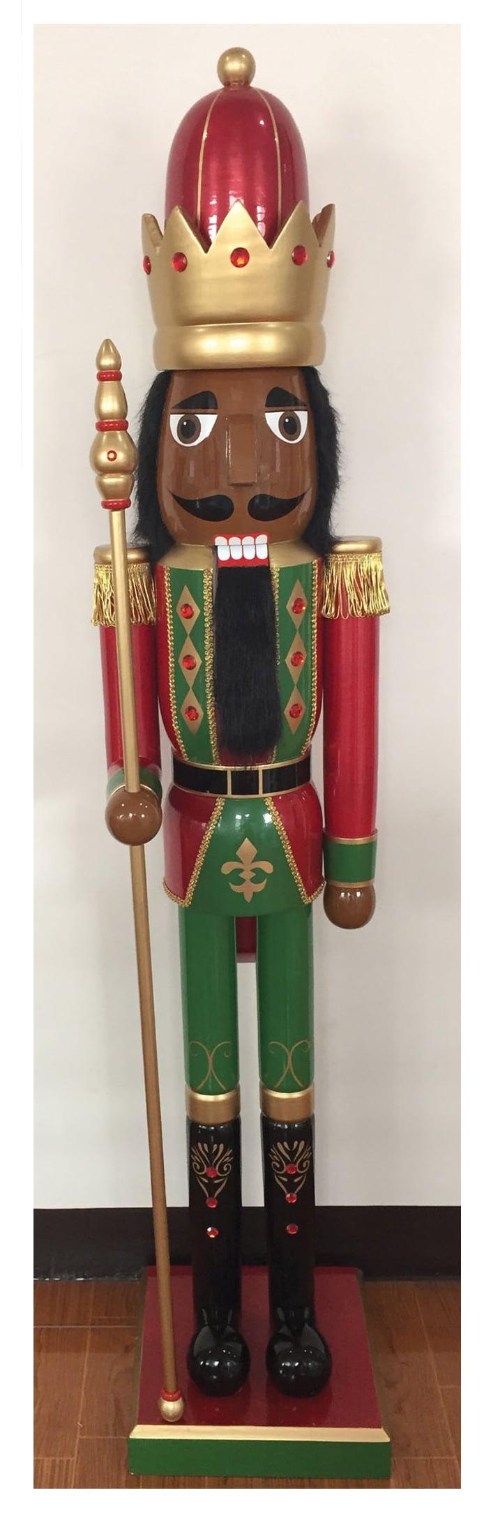 Santa's Workshop 60-in Nutcracker Christmas Decor in the Christmas