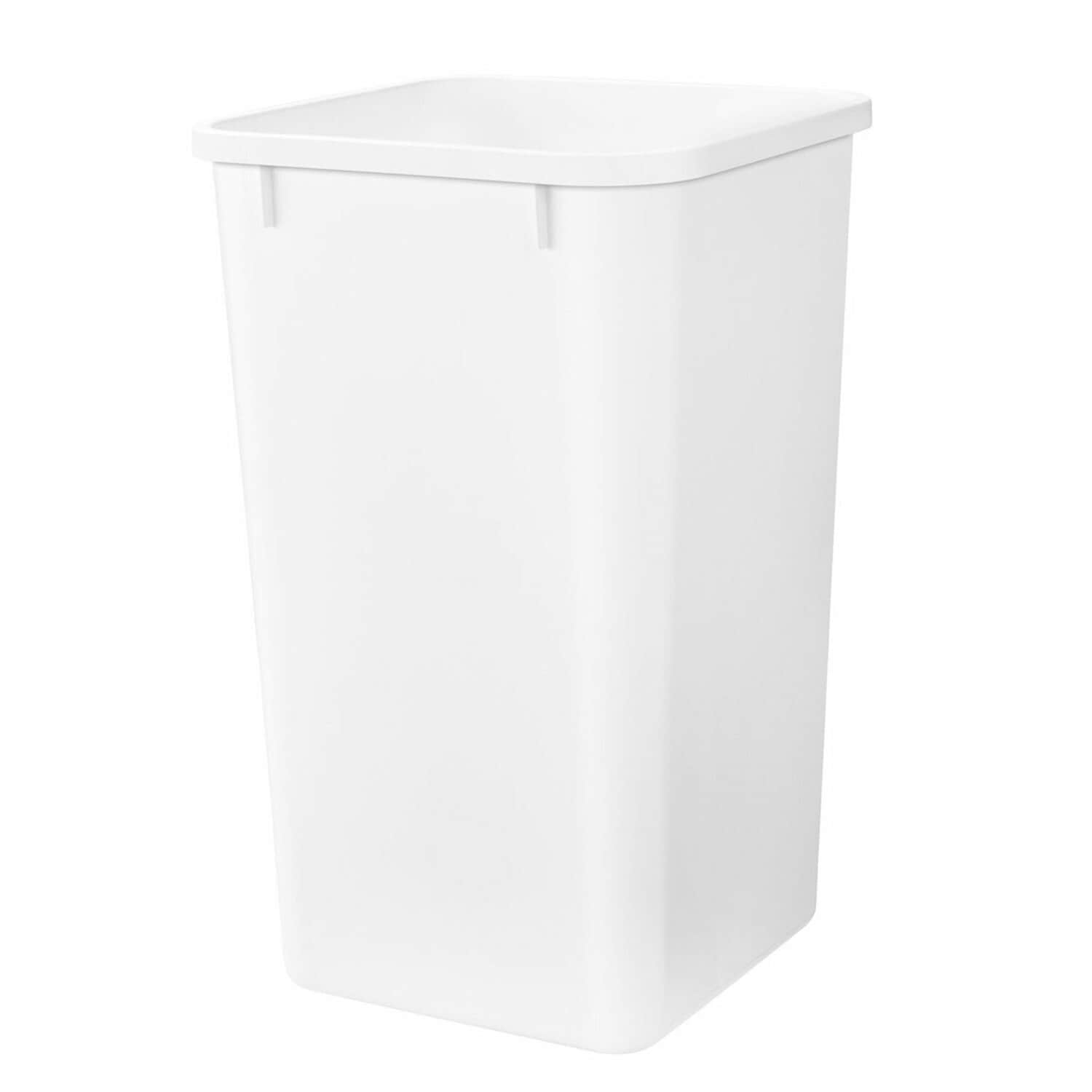 Rubbermaid 21 Quart Traditional Open Top Waste Basket Indoor Trash Bin  Container for Bathrooms and Other Indoor Spaces, White
