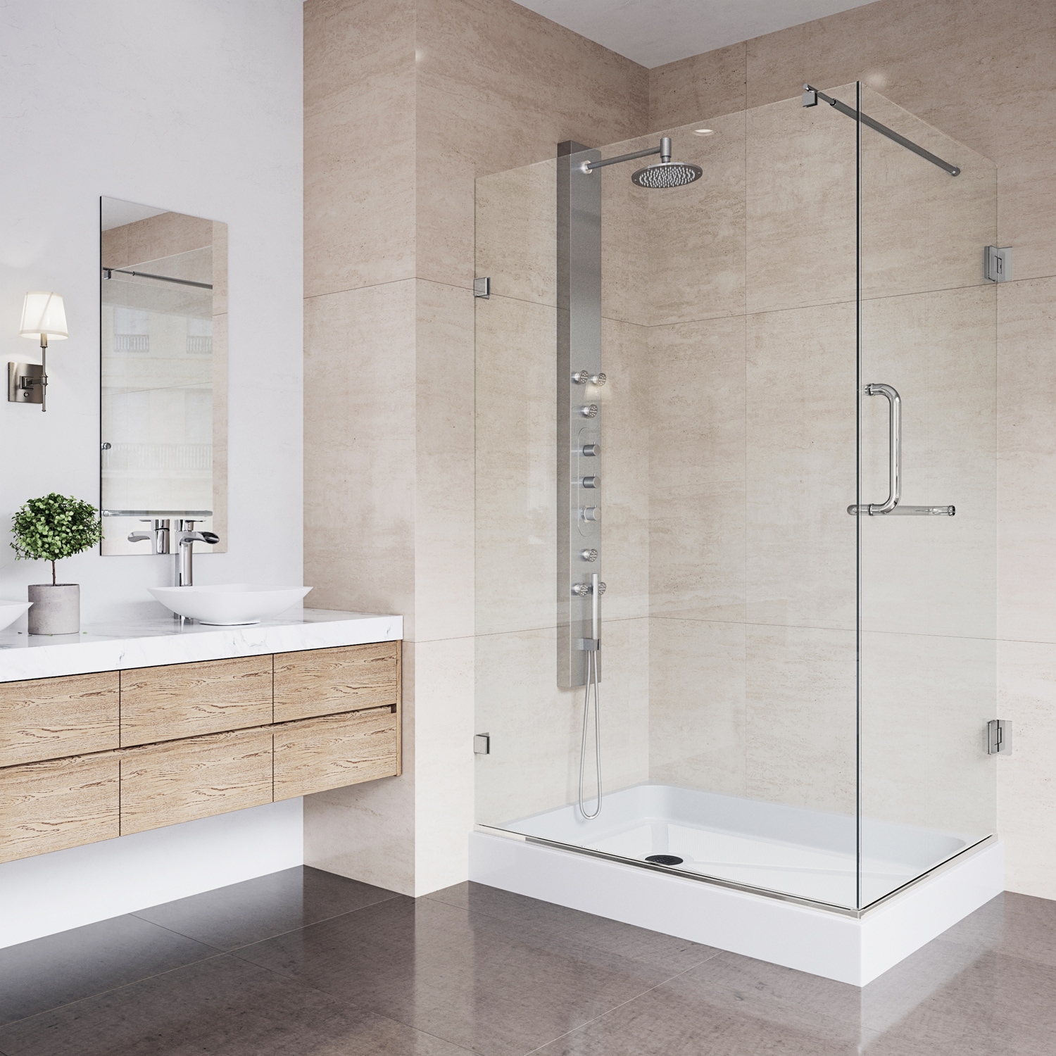 VIGO VG6012BNCL36WL Alcove-Shower-Kit - View #4