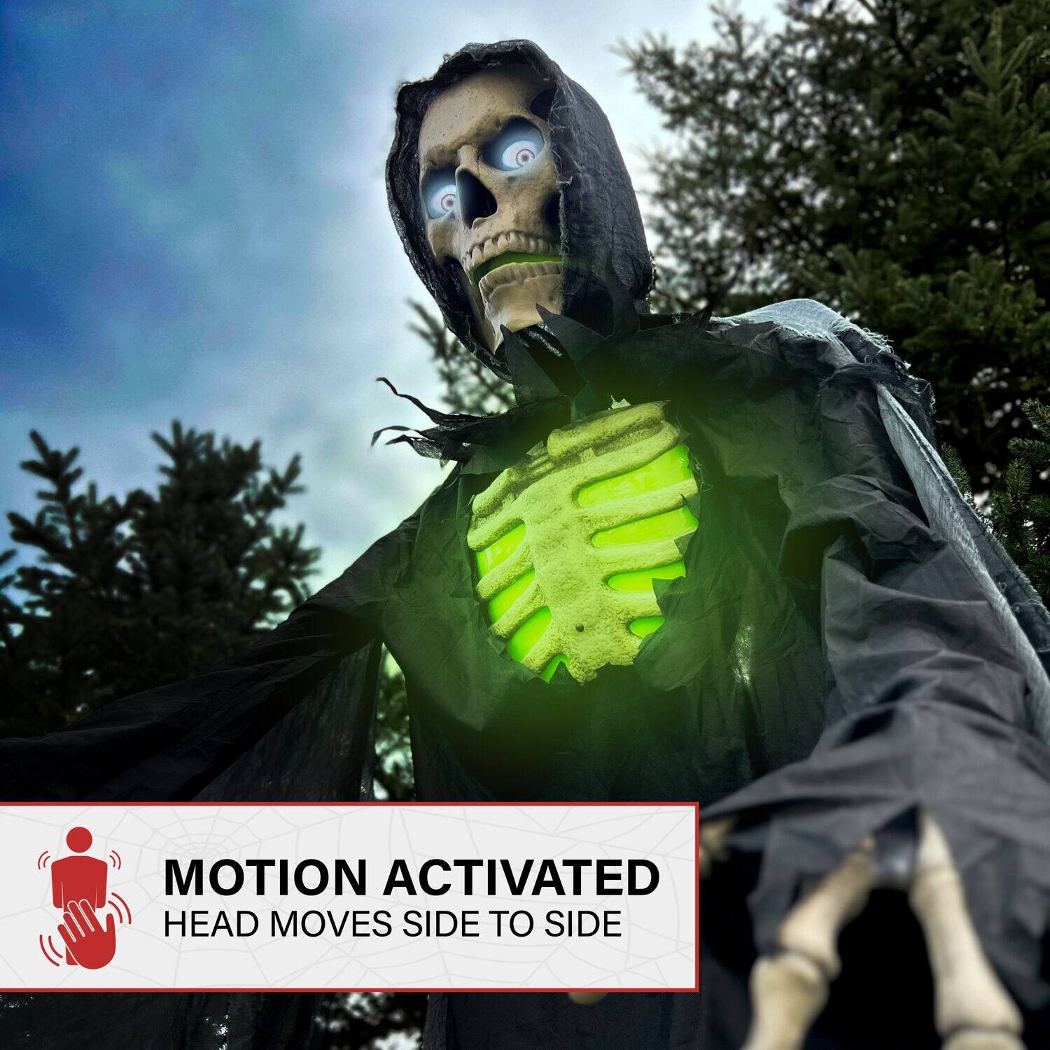 Haunted Hill Farm HHTWRRPR-2FLSA Halloween-Animatronics - View #4