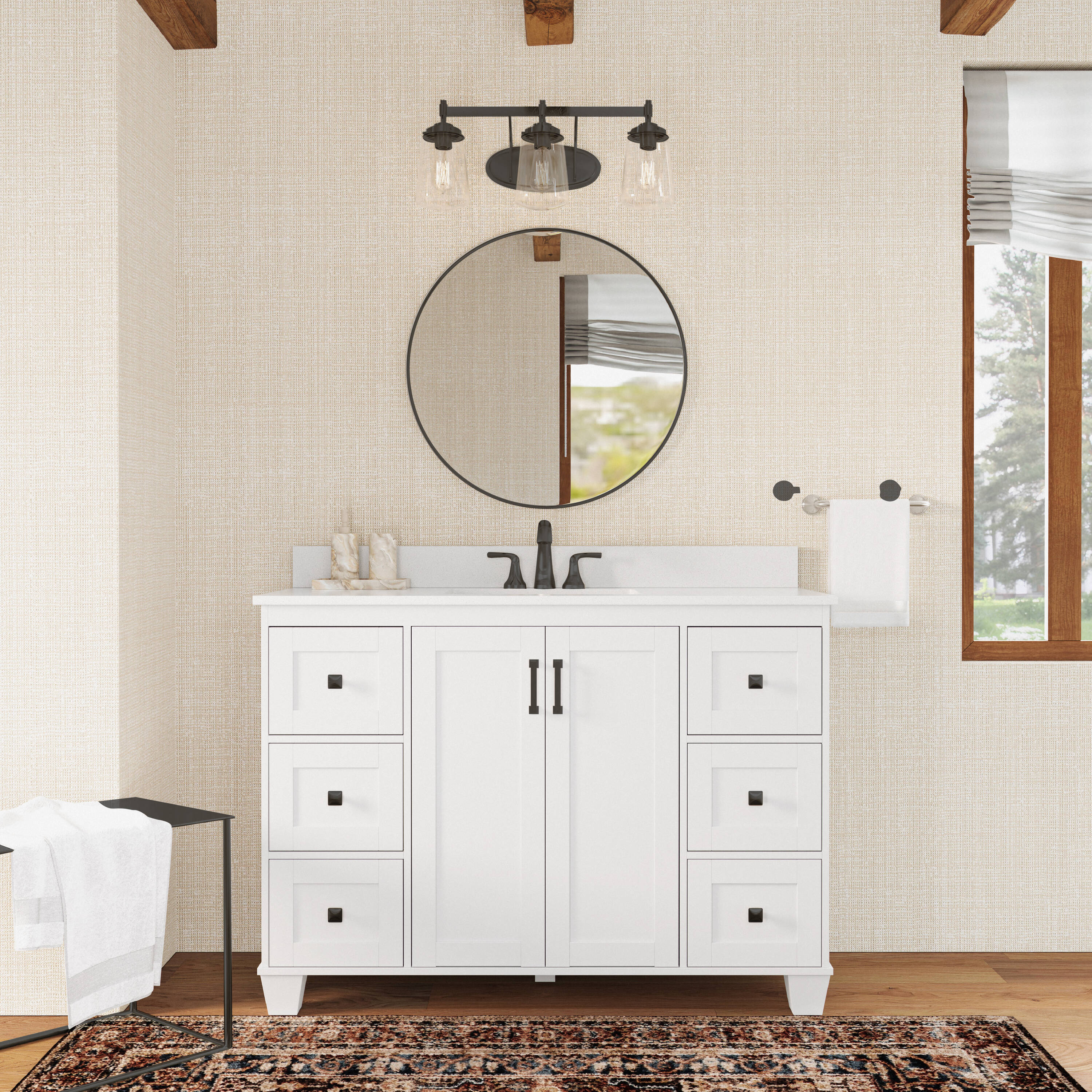 allen + roth LWS48GBV Bath-Vanity-Combo - View #12