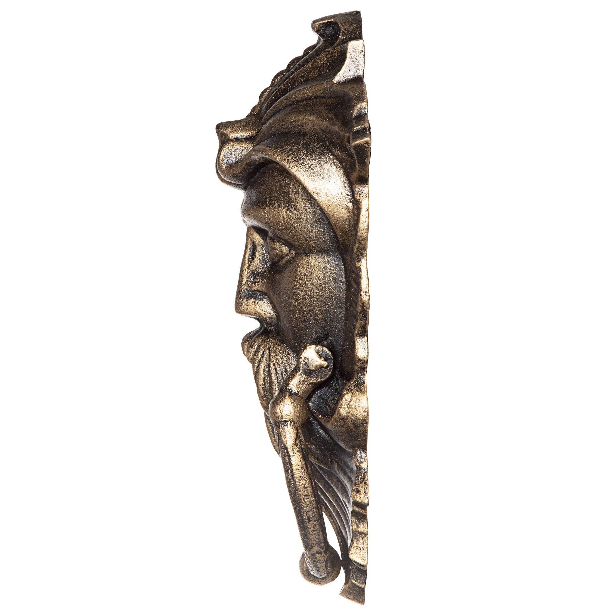 Design Toscano 10-in Aged Brown Iron Door Knocker - Hand-Cast with Crushed  Stone Resin - Exclusive Design for Home or Garden in the Door Knockers  department at