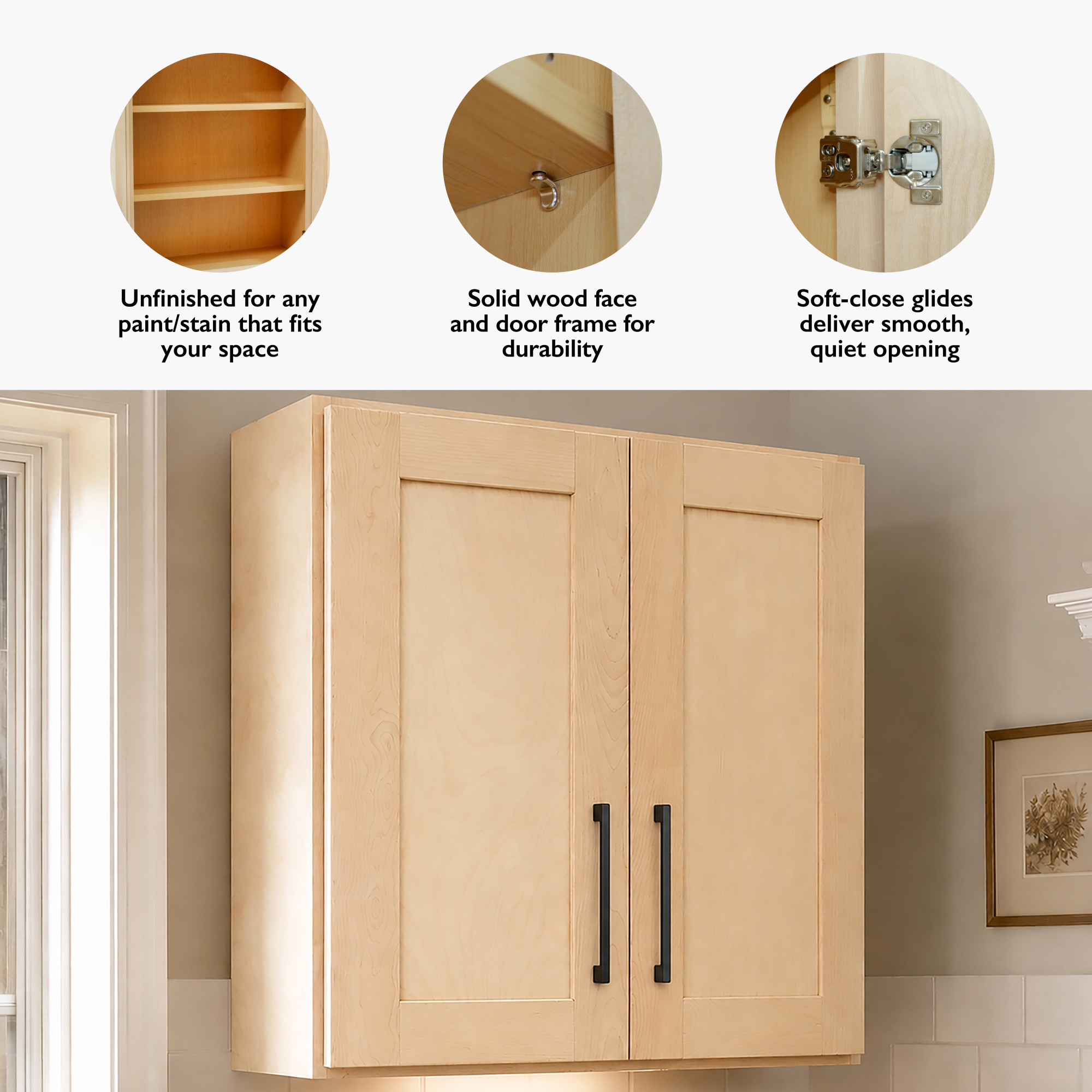 Design House 543165-NAT Cabinets-Kitchen - View #9