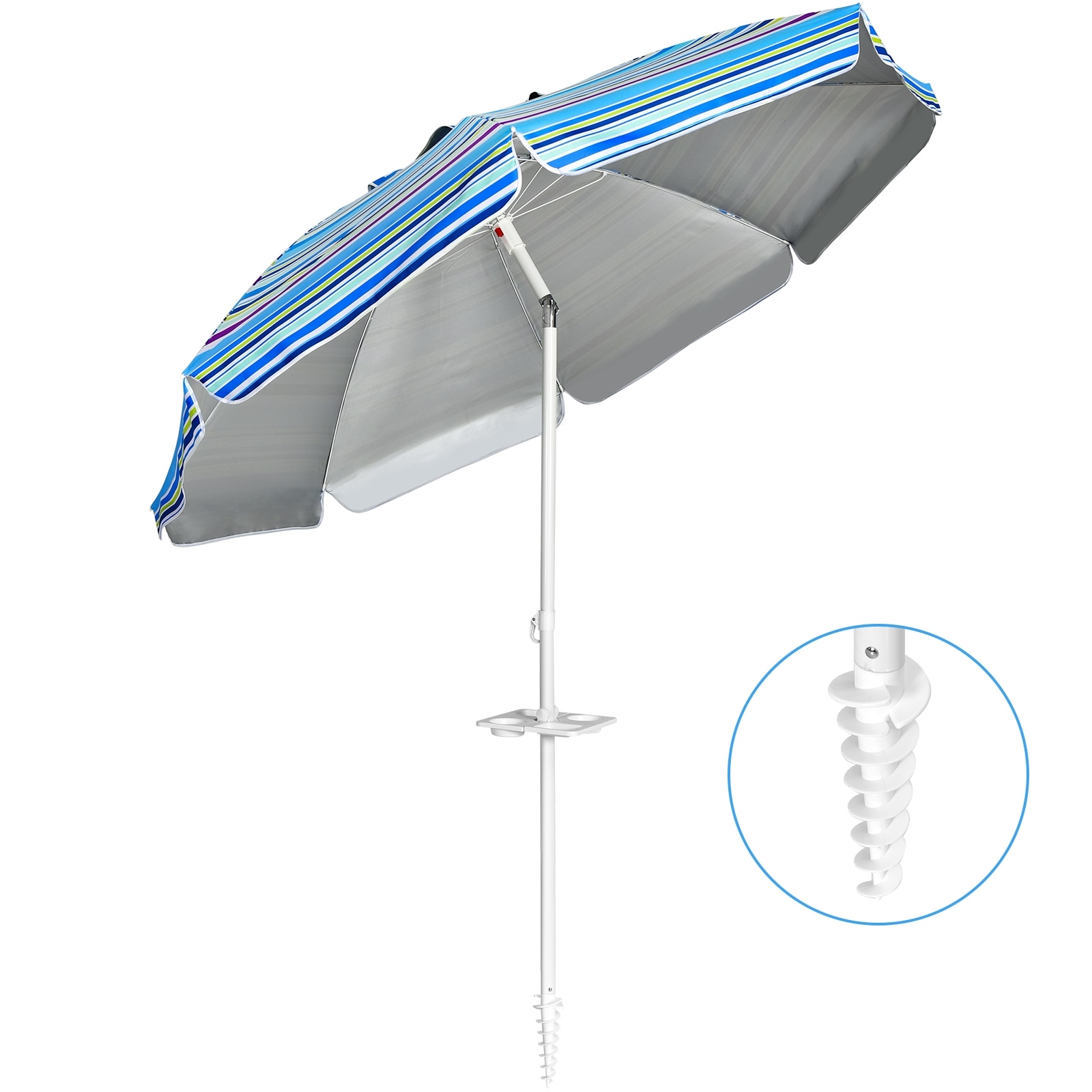Slickblue D-CO-LB51707PO Beach-Umbrellas - View #6