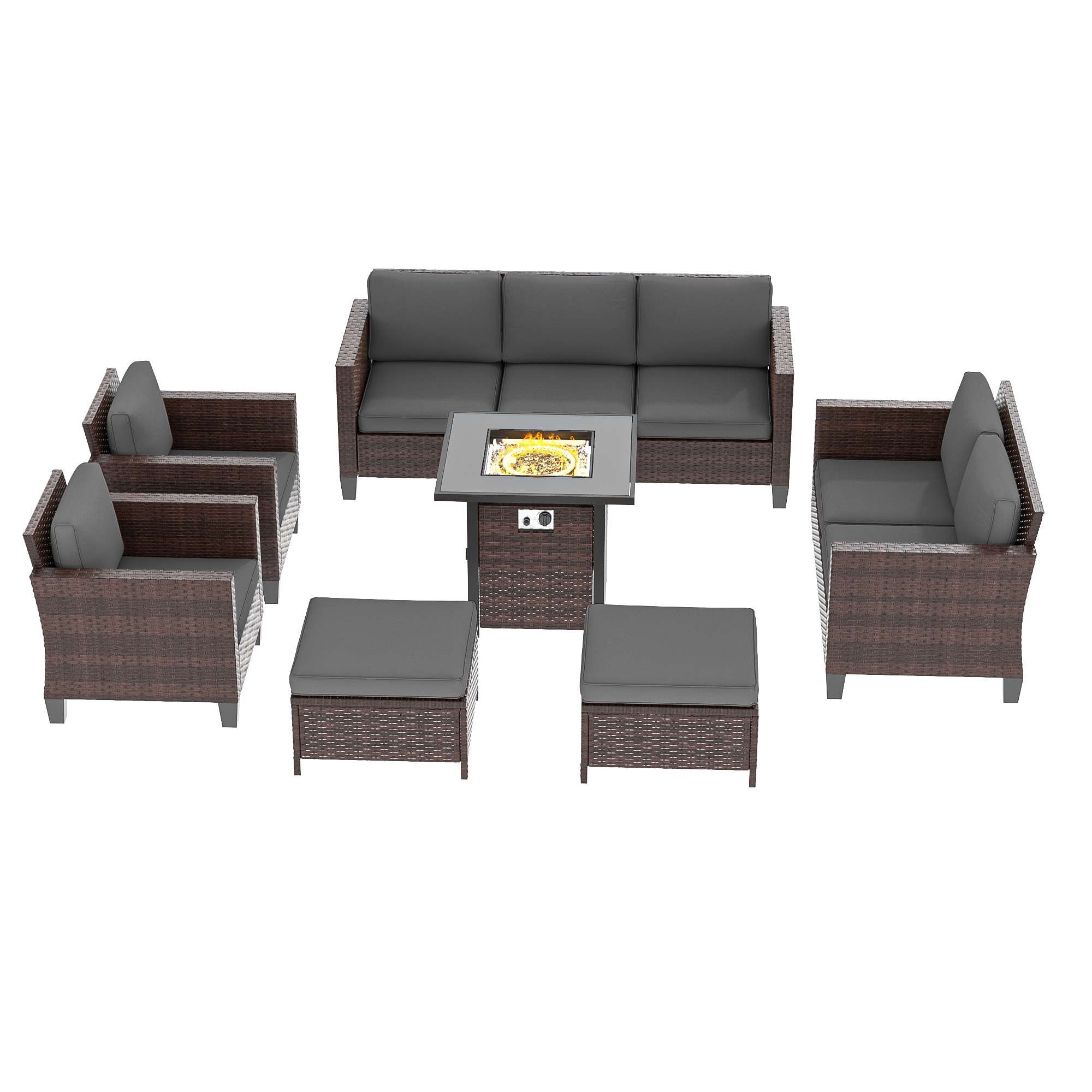 ACEGOSES LW-115BGY-S3T4 Patio-Conversation-Sets - View #6