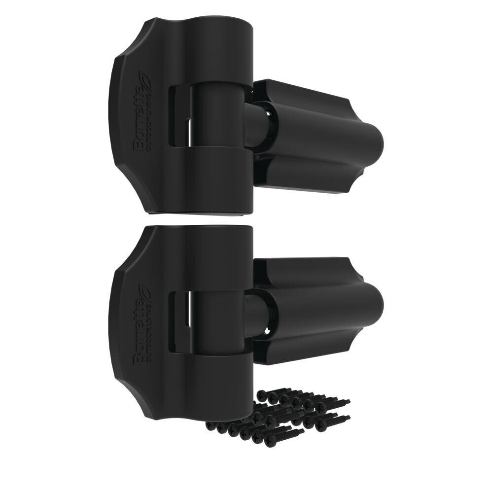 Barrette Outdoor Living Heavy-Duty 2-Pack 4-7/8-in Black Gate Hinge 73014250 Sansujyuku sansujyuku.com