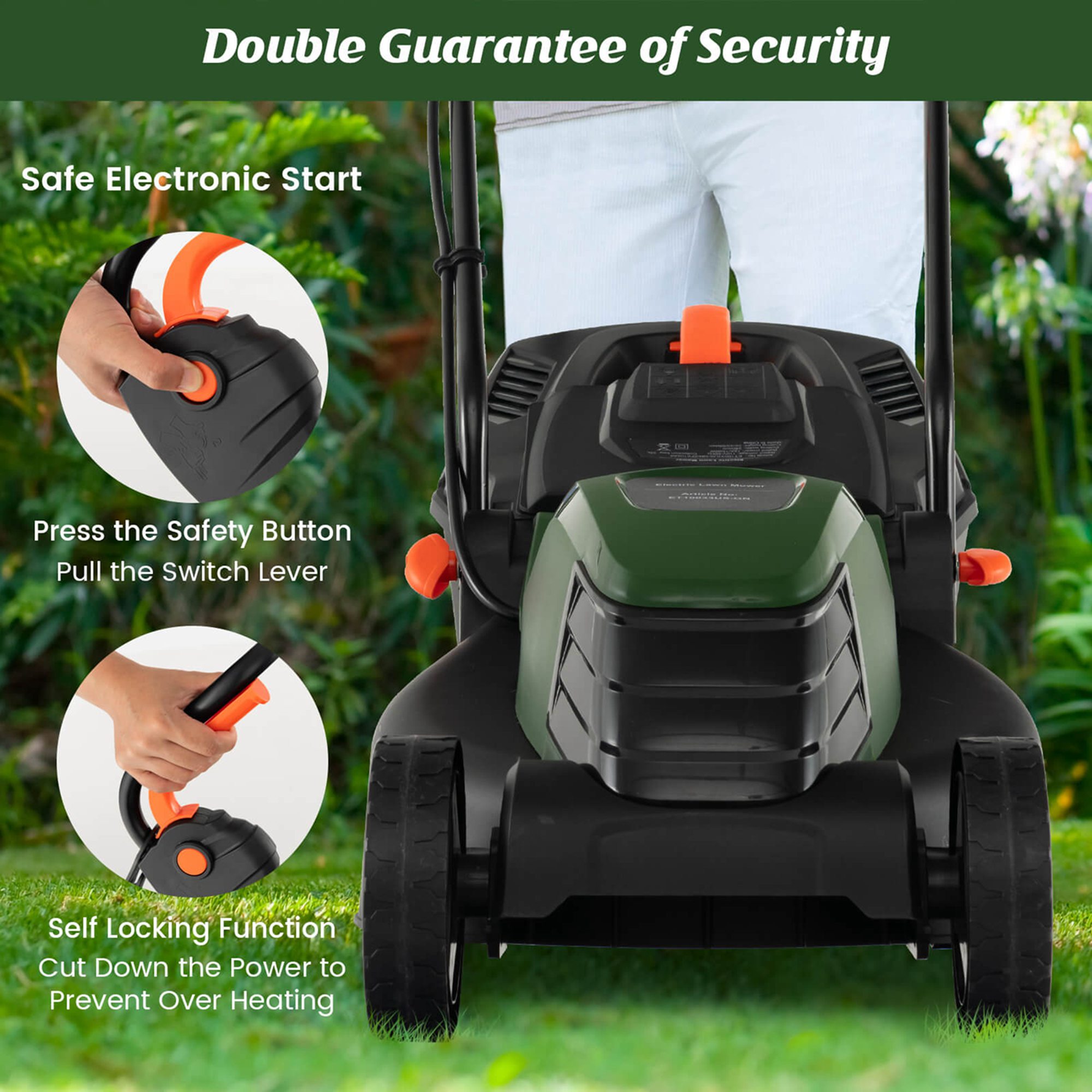 Costway CSHY000781 Push-Mower-Electric - View #8