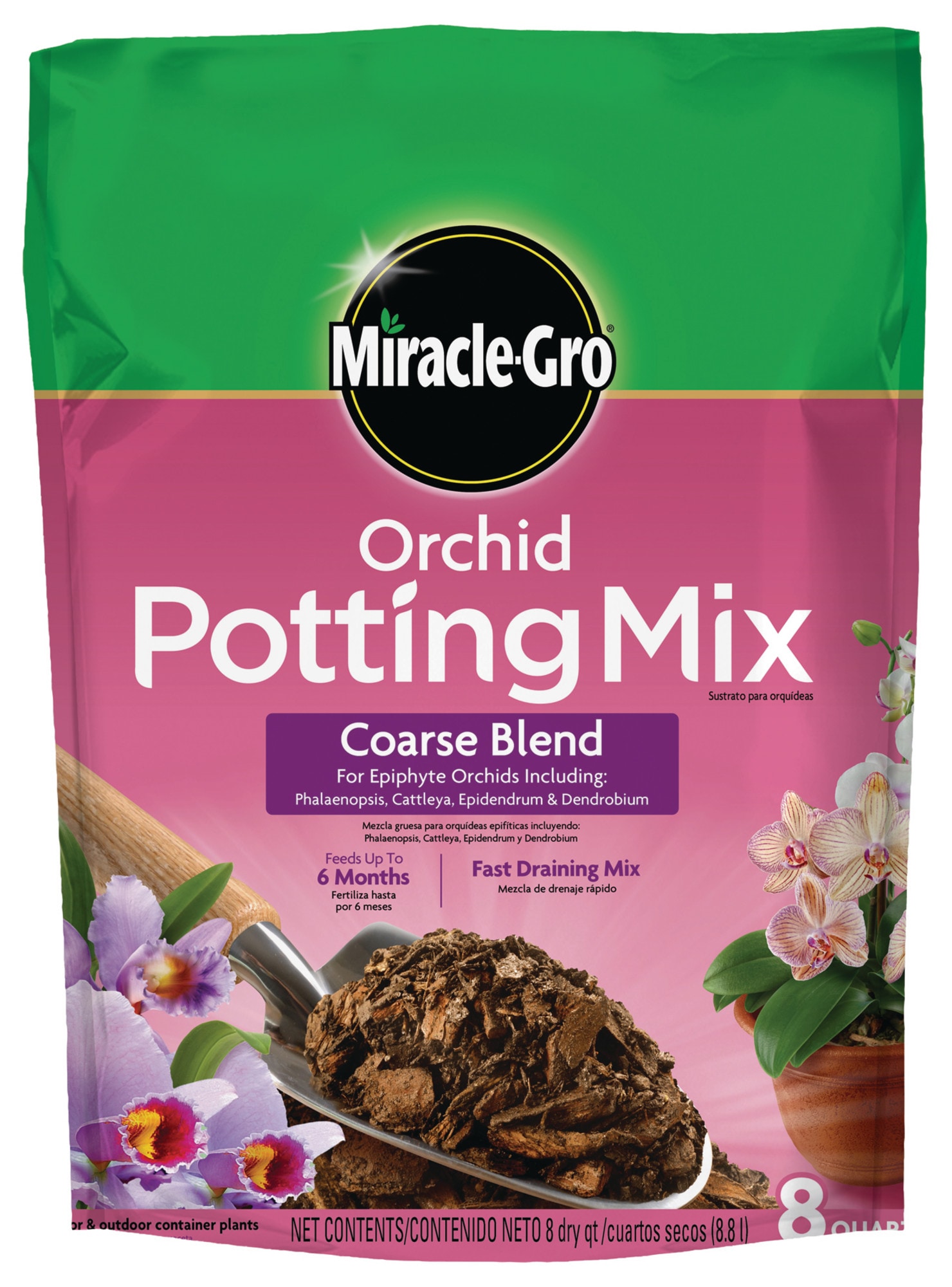 Grøn Låse Krydderi Miracle-Gro Orchid 8-Quart Potting Soil Mix in the Soil department at  Lowes.com