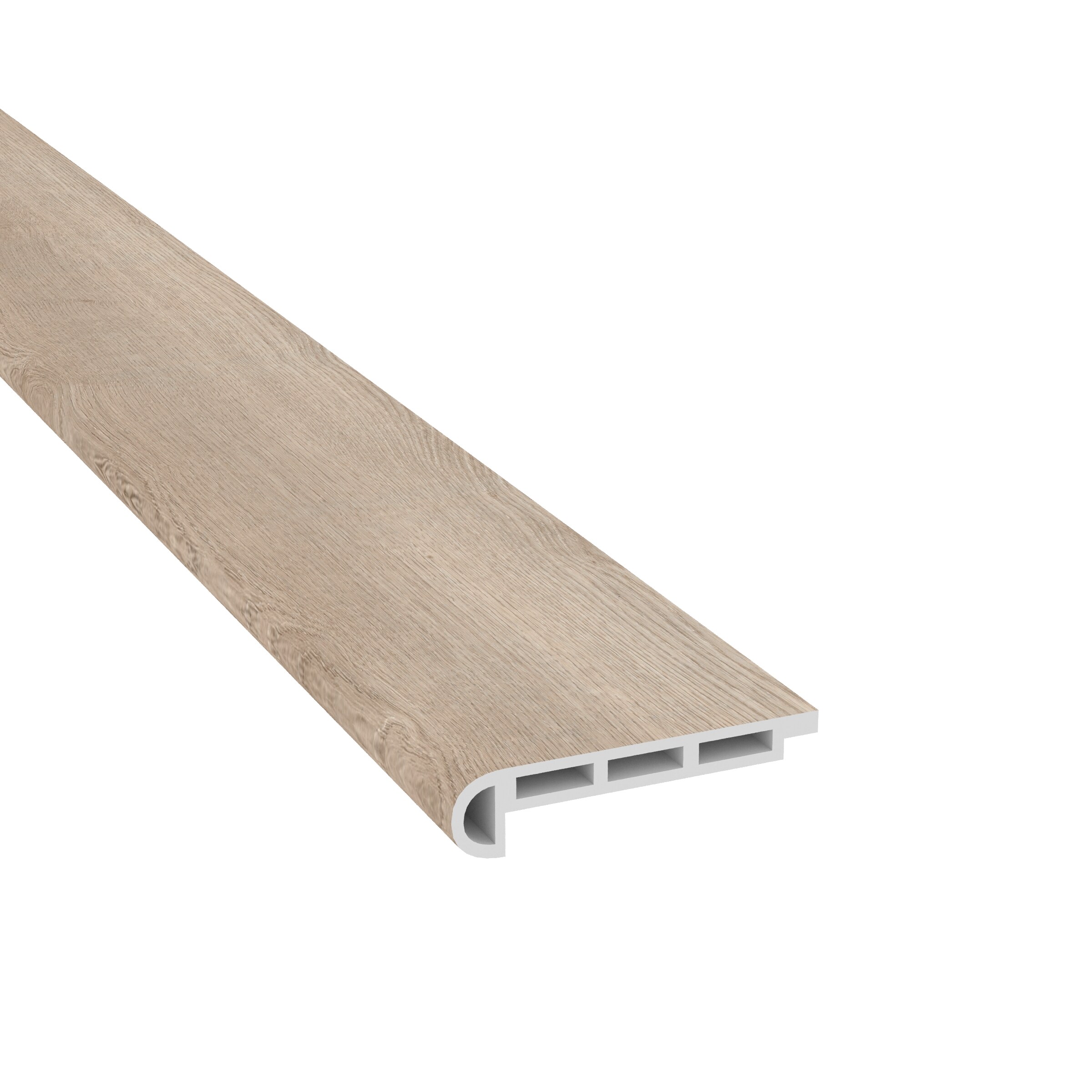 CALI 7904521015 Windansea High Tide 2.07-in x 72.8-in x 0.75-in Hermosa Coast Finished Vinyl Flush Stair Nosing