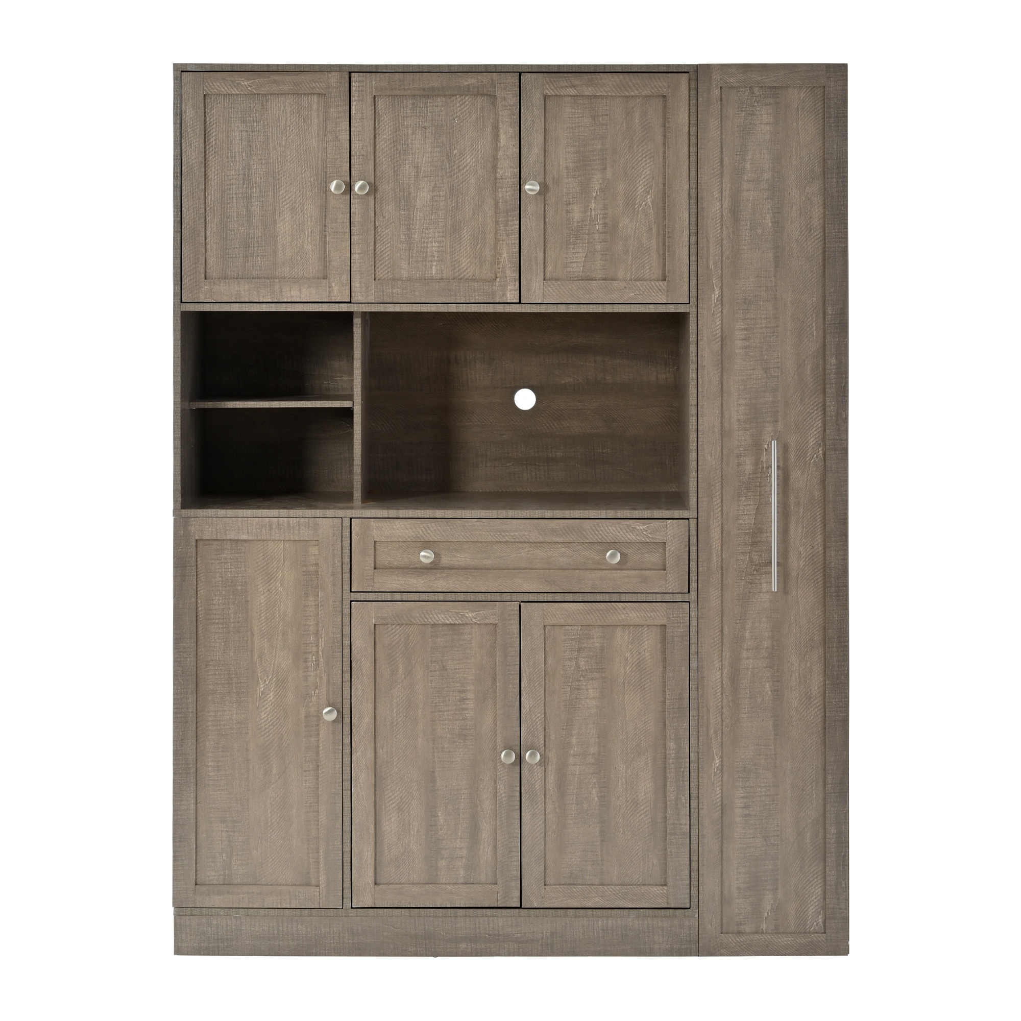 SINOFURN SYA330170BN Rustic Brown Pantry
