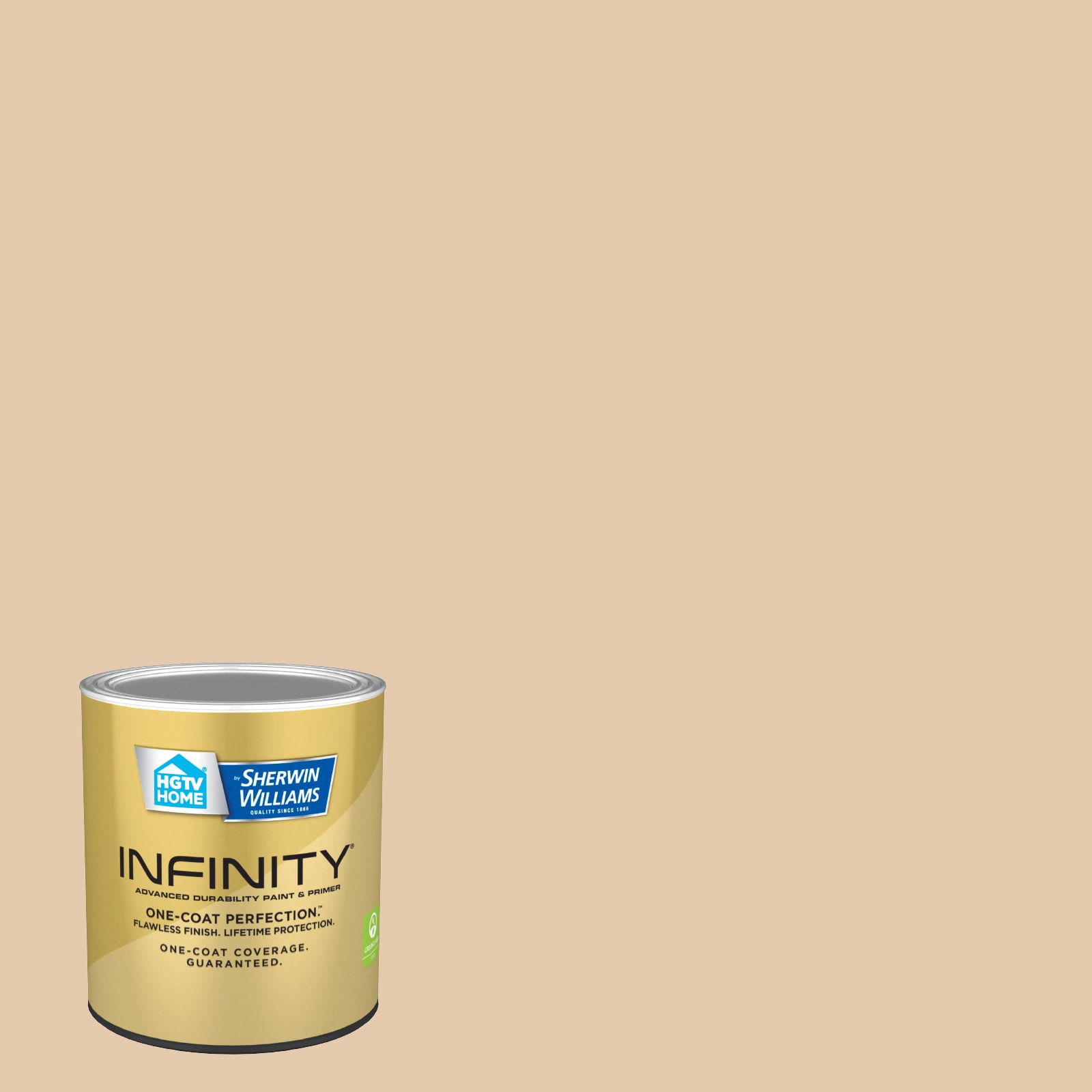 HGTV HOME by Sherwin-Williams HGSW2157-535104 Infinity Satin Back To Basics Hgsw2157 Latex Interior Paint + Primer (1-quart)