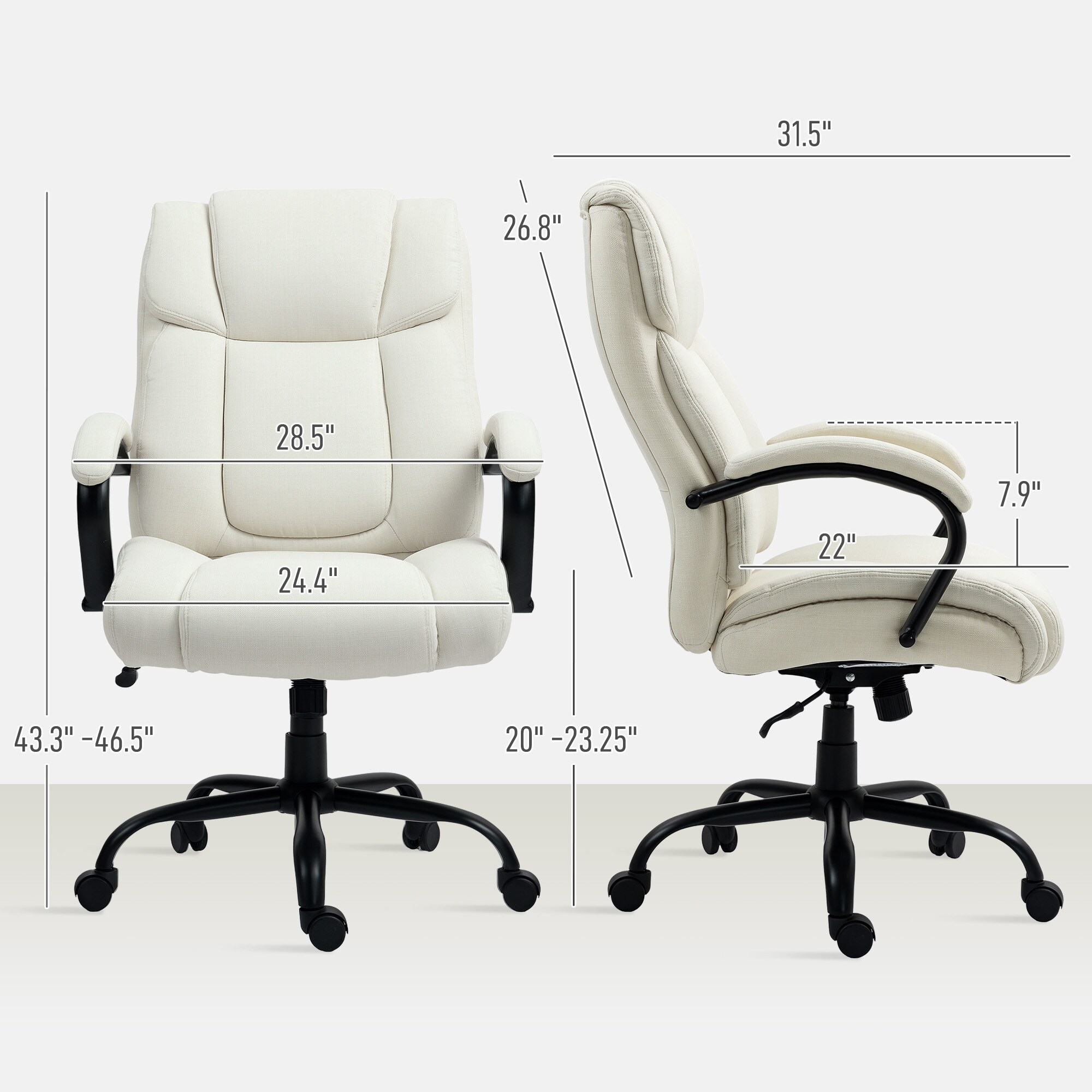 LOVMOR SF-M-T3971P409925 Office-Chairs - View #2