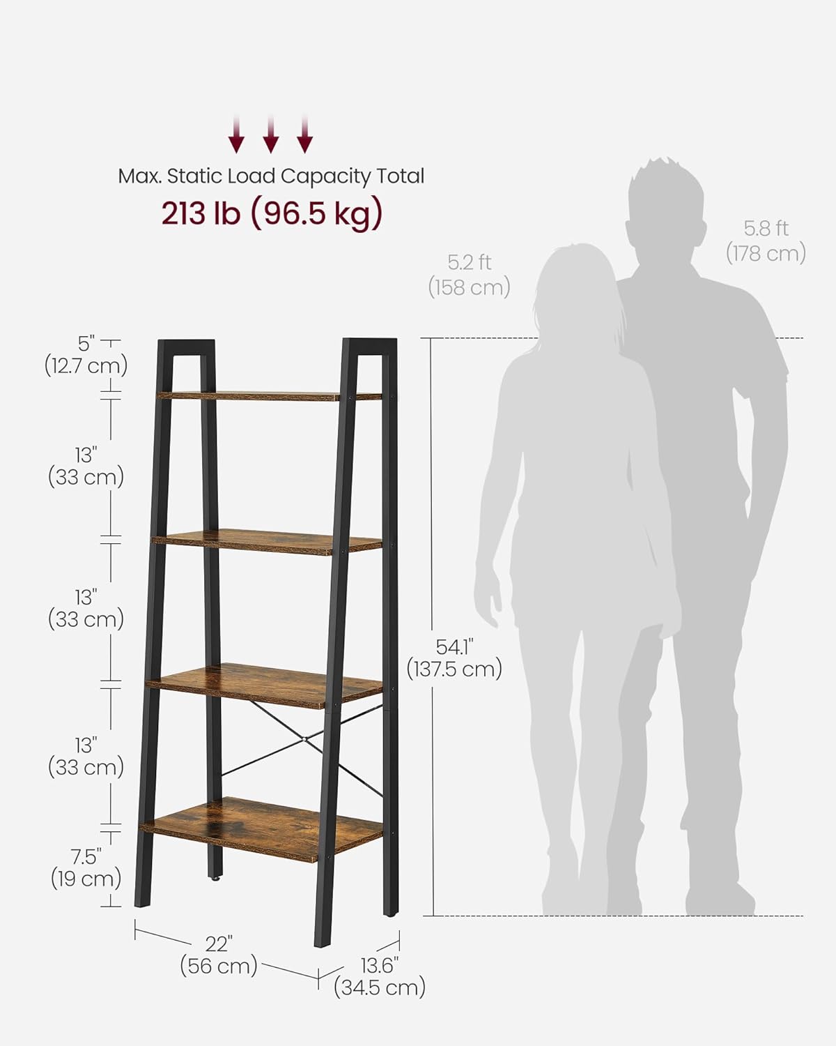 SONGMICS HOME LLS44X bookcases - View #7