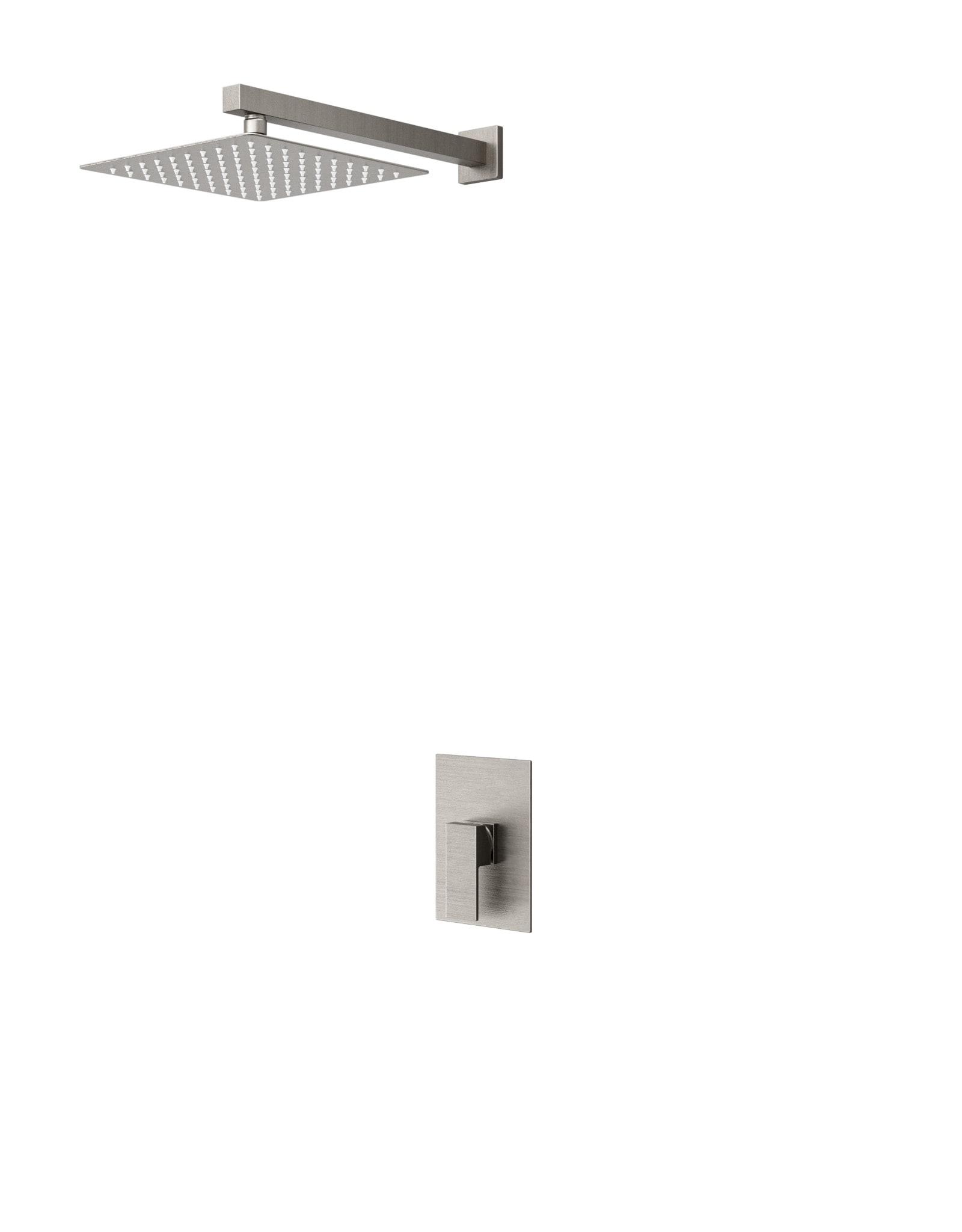 CRANACH C01.CR02.BN Crozet 10-Inch Square Rain Shower Head Only